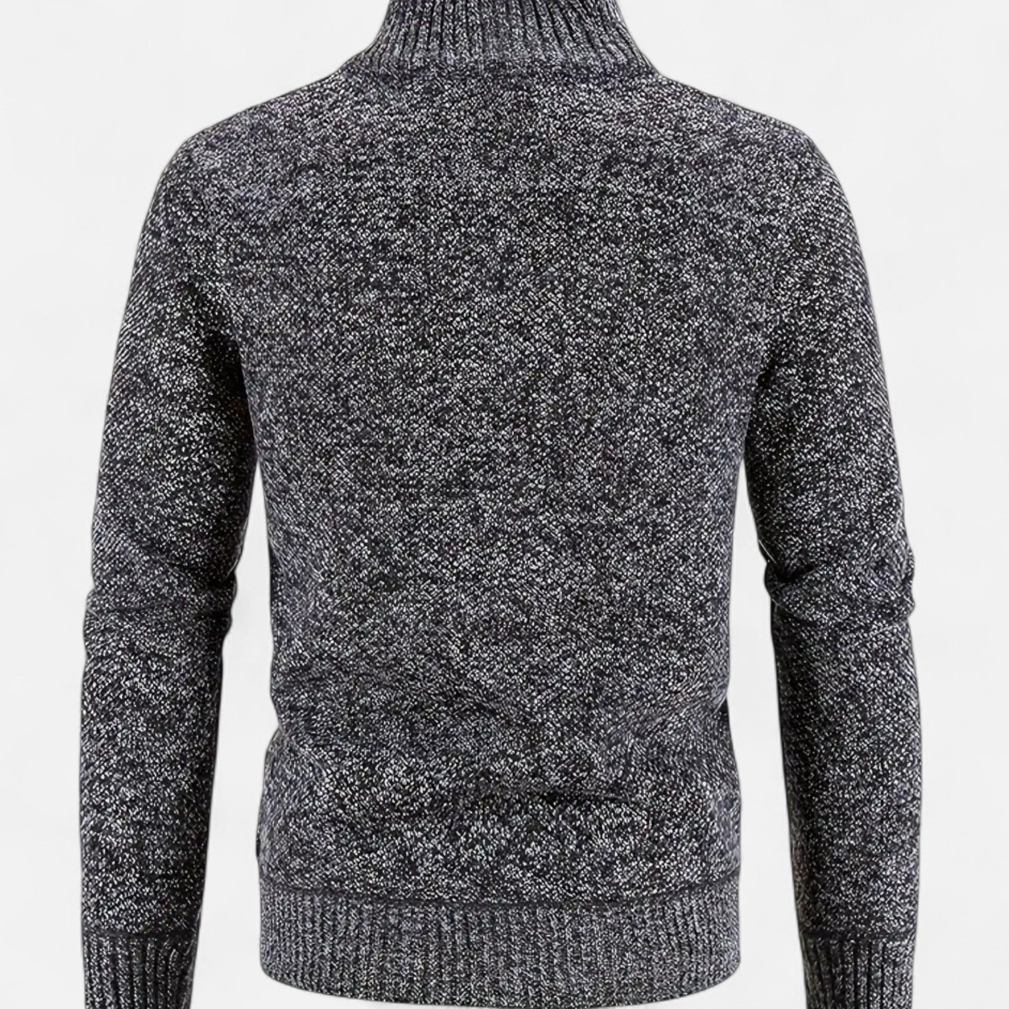 Zeyliah | Men’s Zip-Up Knit Sweater