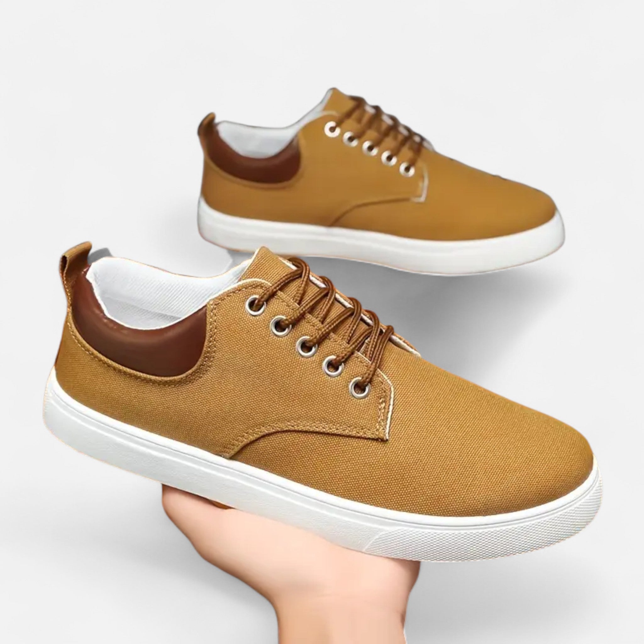 Zeyliah | Men’s Low-Top Canvas Sneakers with Non-Slip Sole