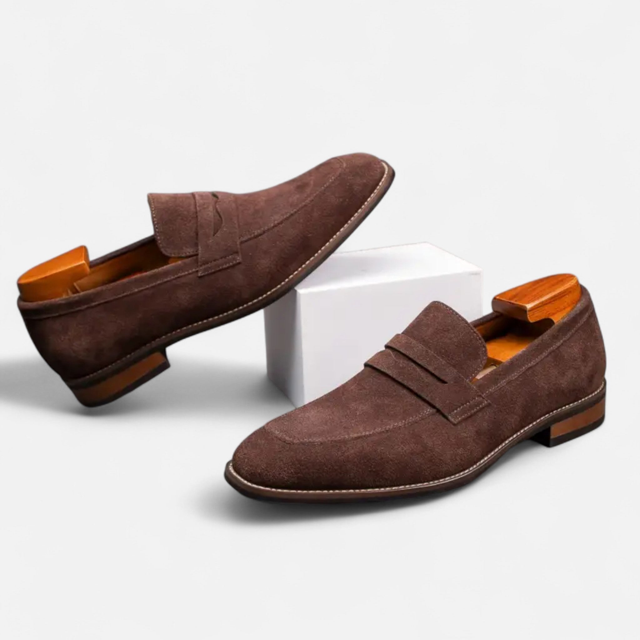 Zeyliah | Men’s Cowhide Slip-On Loafers