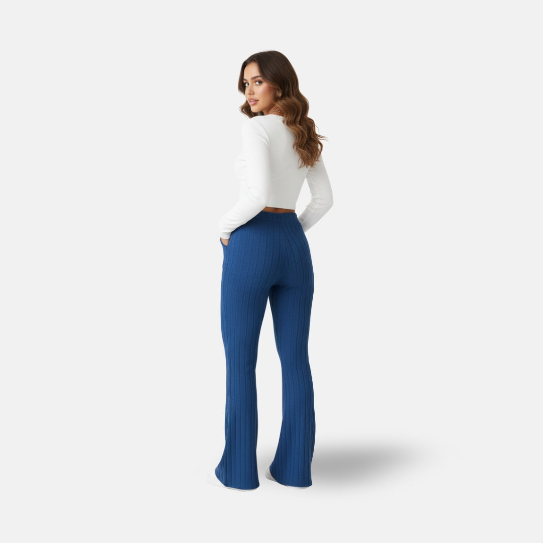 Zeyliah | Women’s Stretchy Flared Pants with High Waist