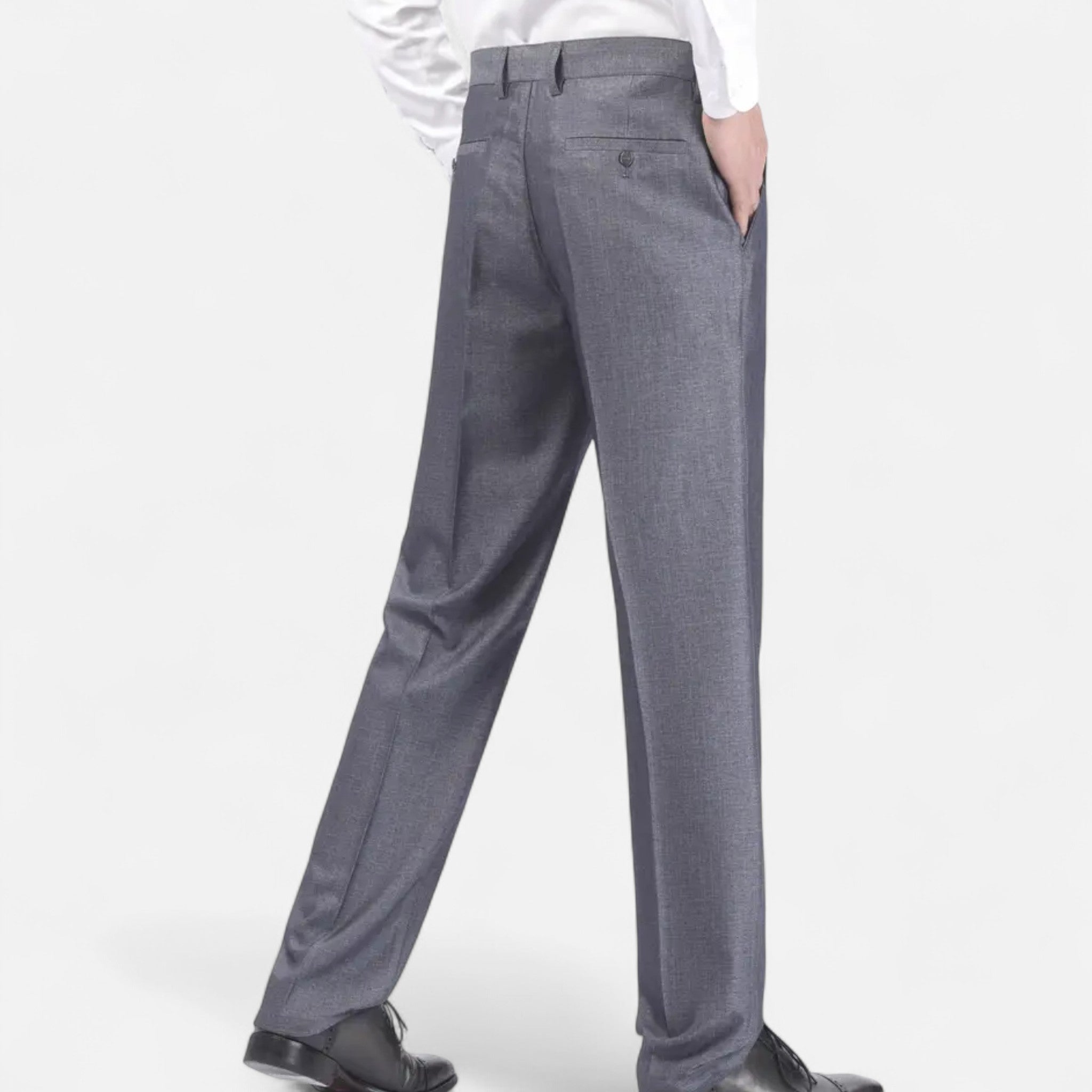Zeyliah | Men’s Classic Solid Dress Trousers