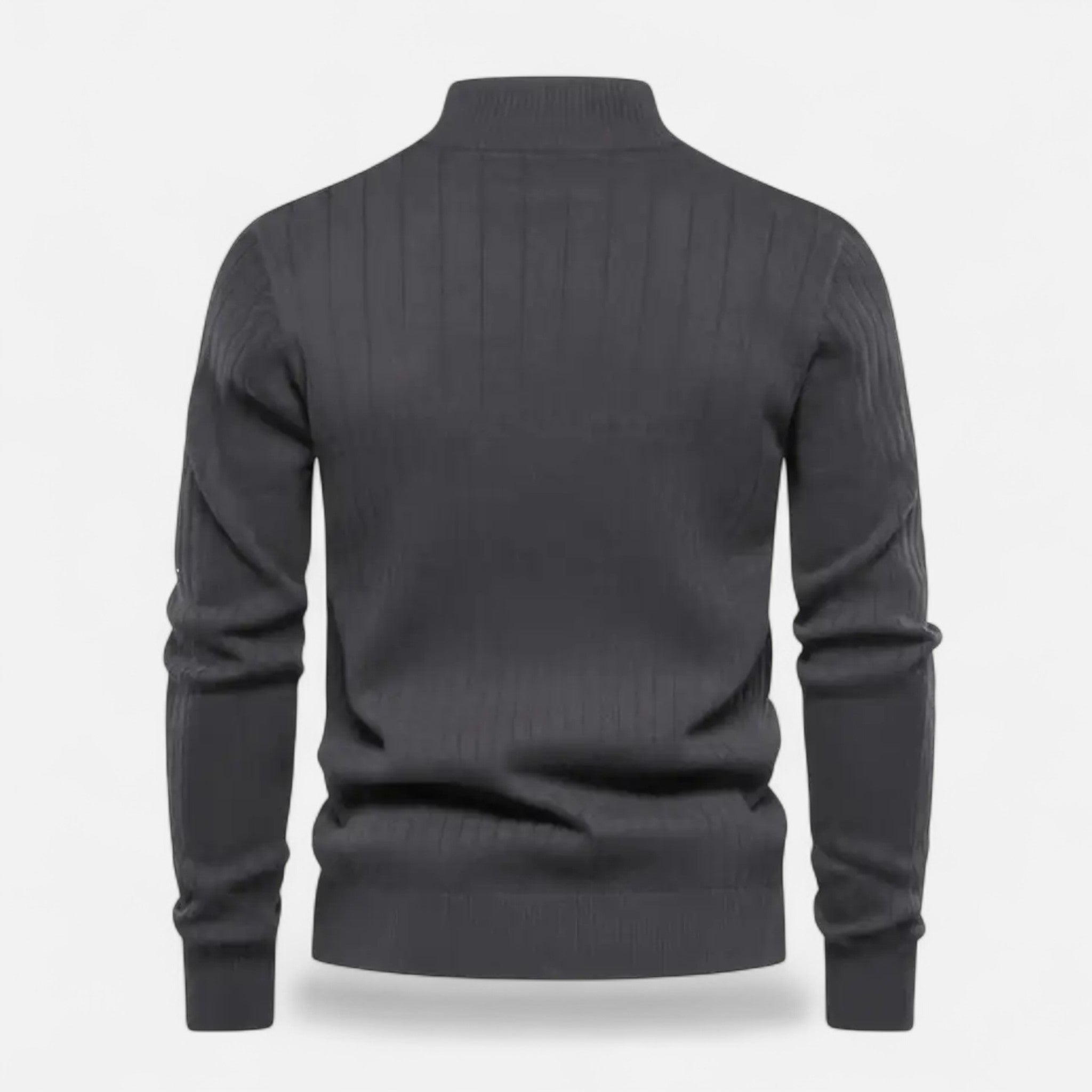 Zeyliah | Men’s Refined Half-Zip Wool Sweater