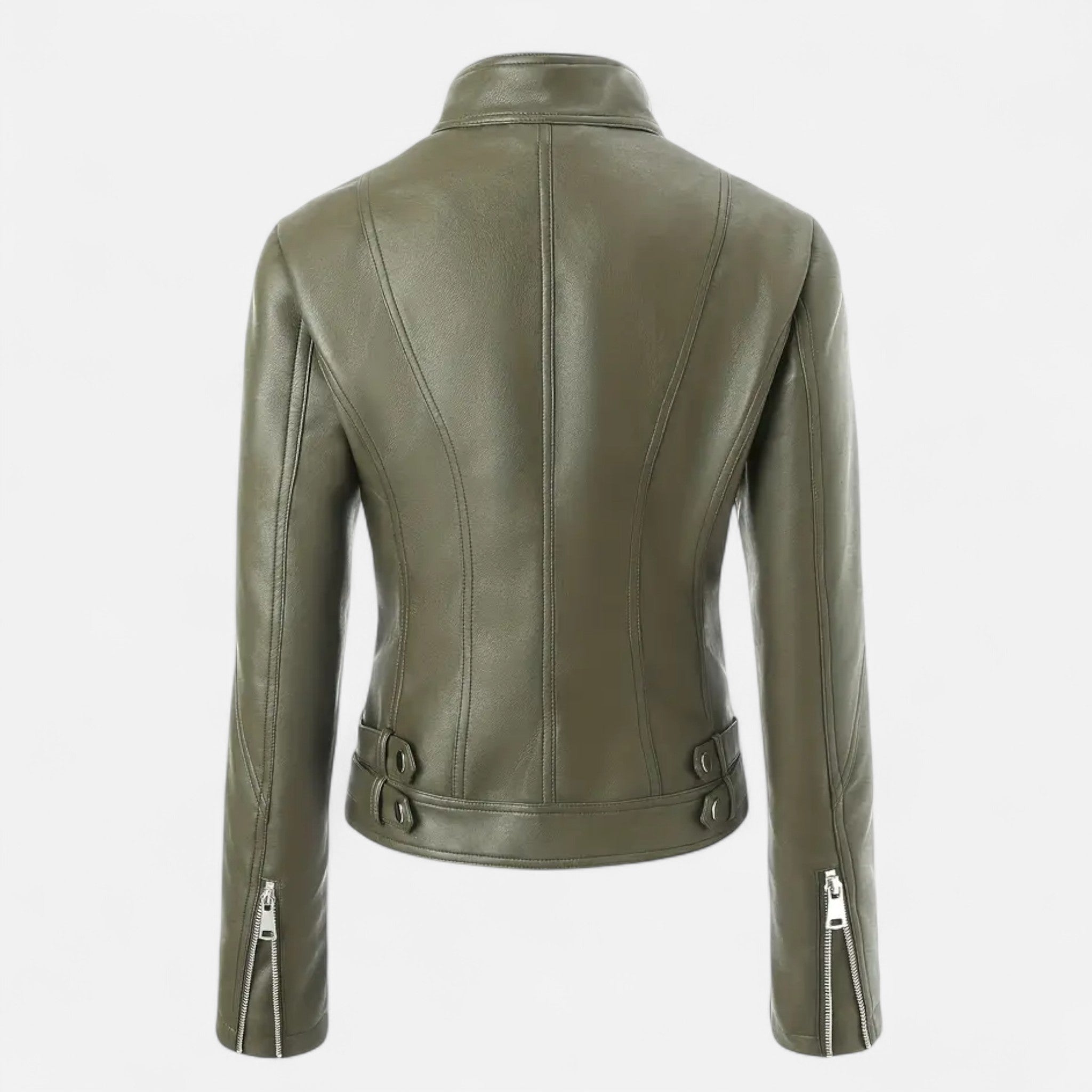 Zeyliah | Women’s Zip-Up Motorcycle Jacket