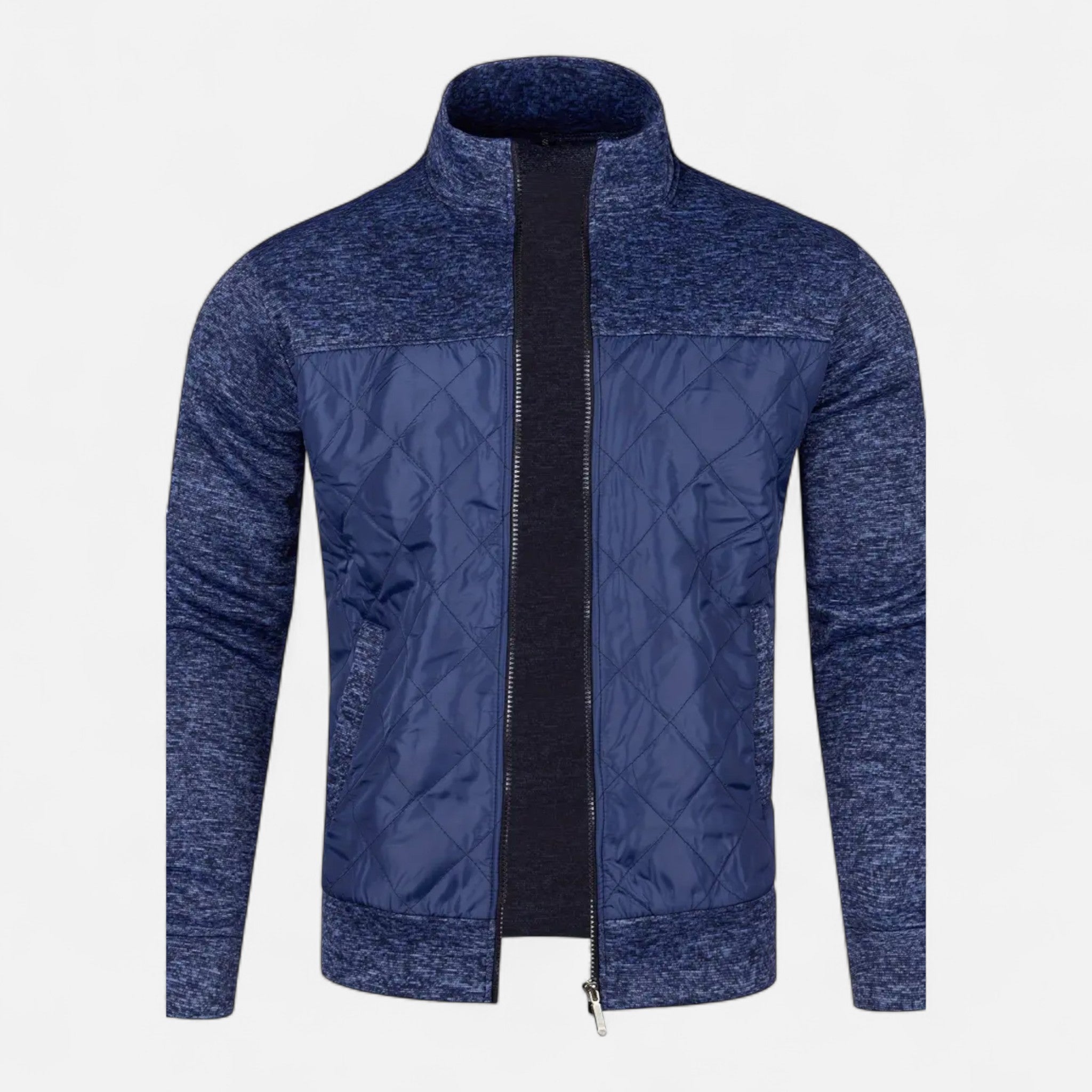 Zeyliah | Men’s Knitted Cardigan with Stand Collar
