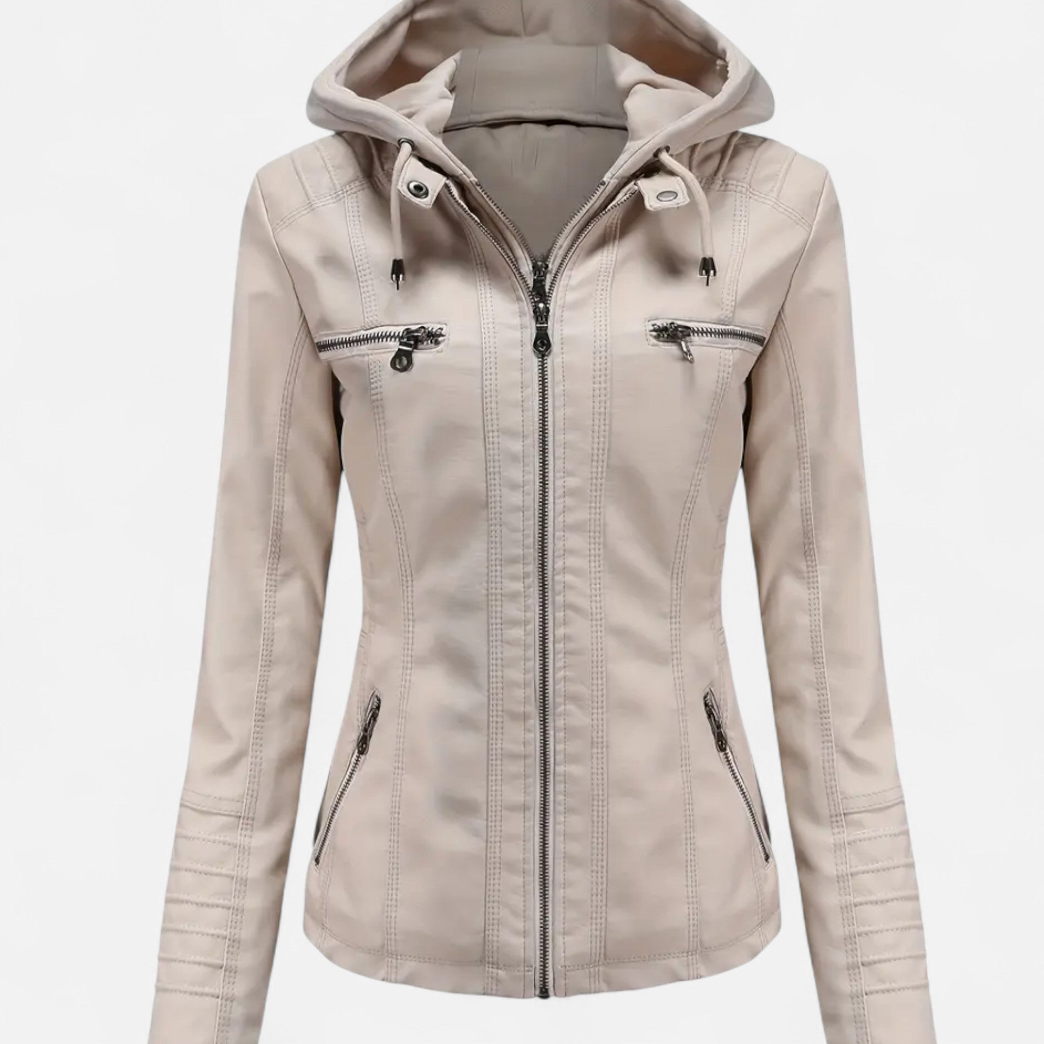 Amelia Women’s Two Piece Jacket with Detachable Hood and Pockets
