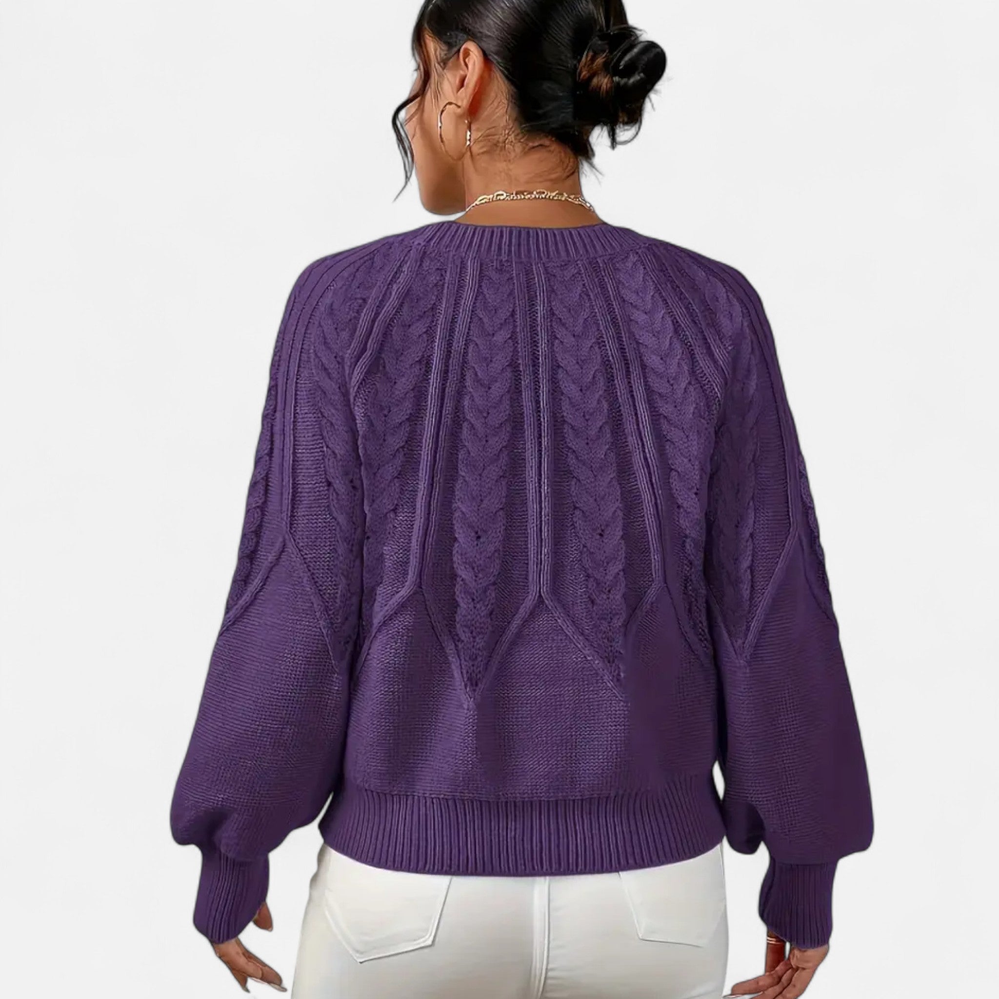 Zeyliah | Women’s Pullover Sweater with Round Neck