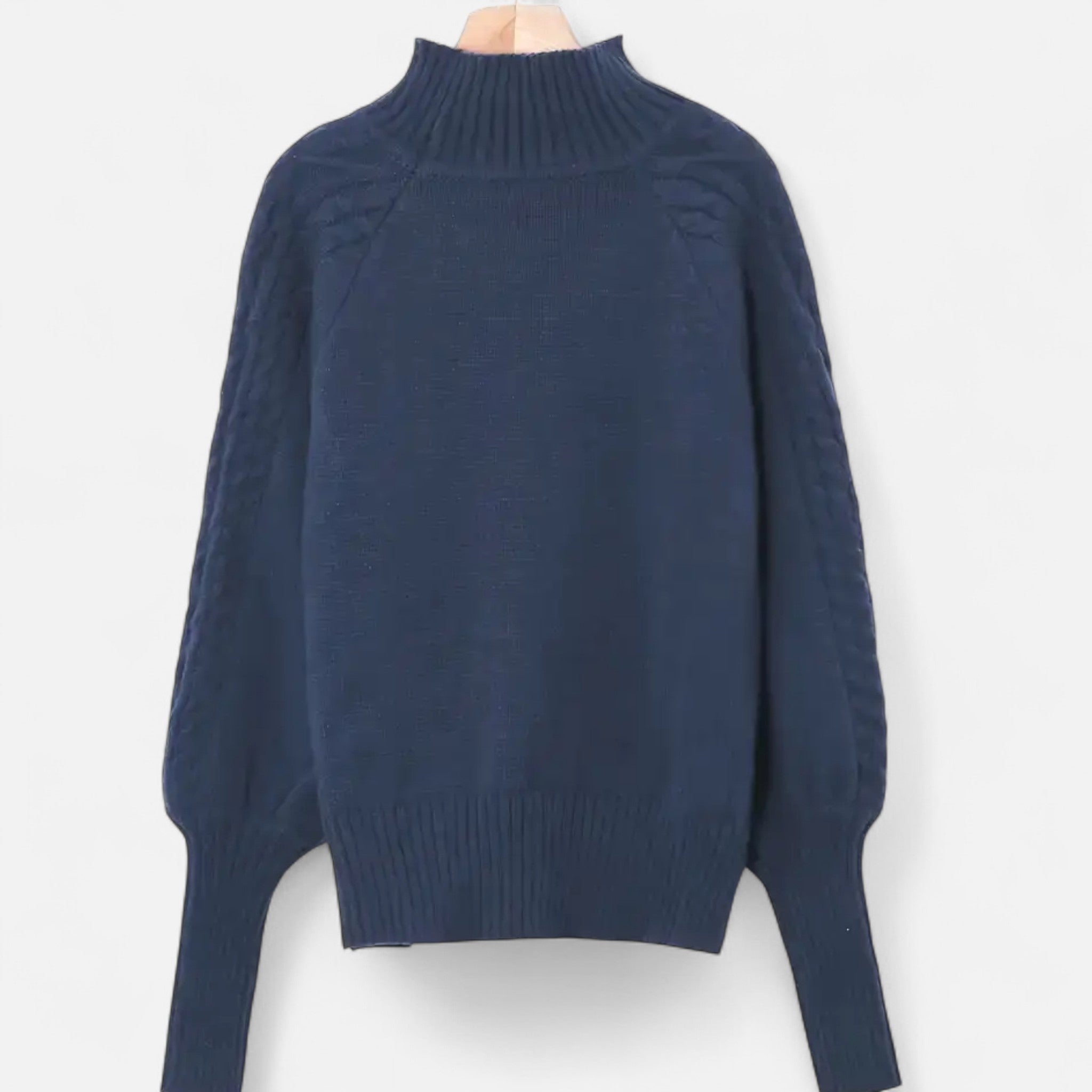 Zeyliah | Women’s Casual Knit Sweater with Half-High Collar