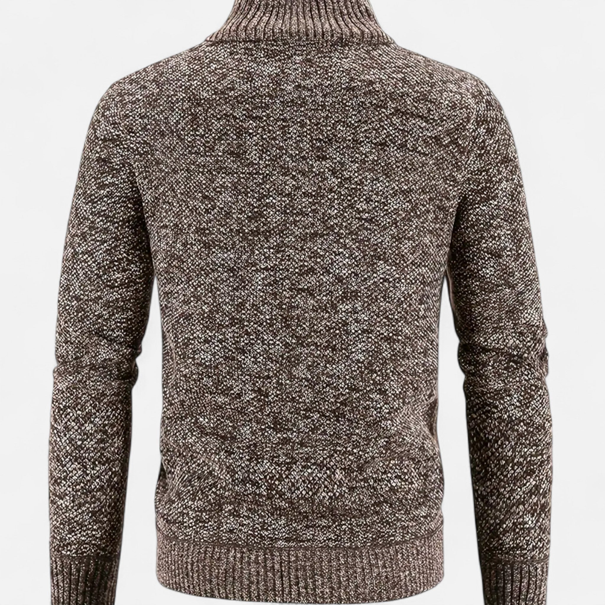 Zeyliah | Men’s Zip-Up Knit Sweater