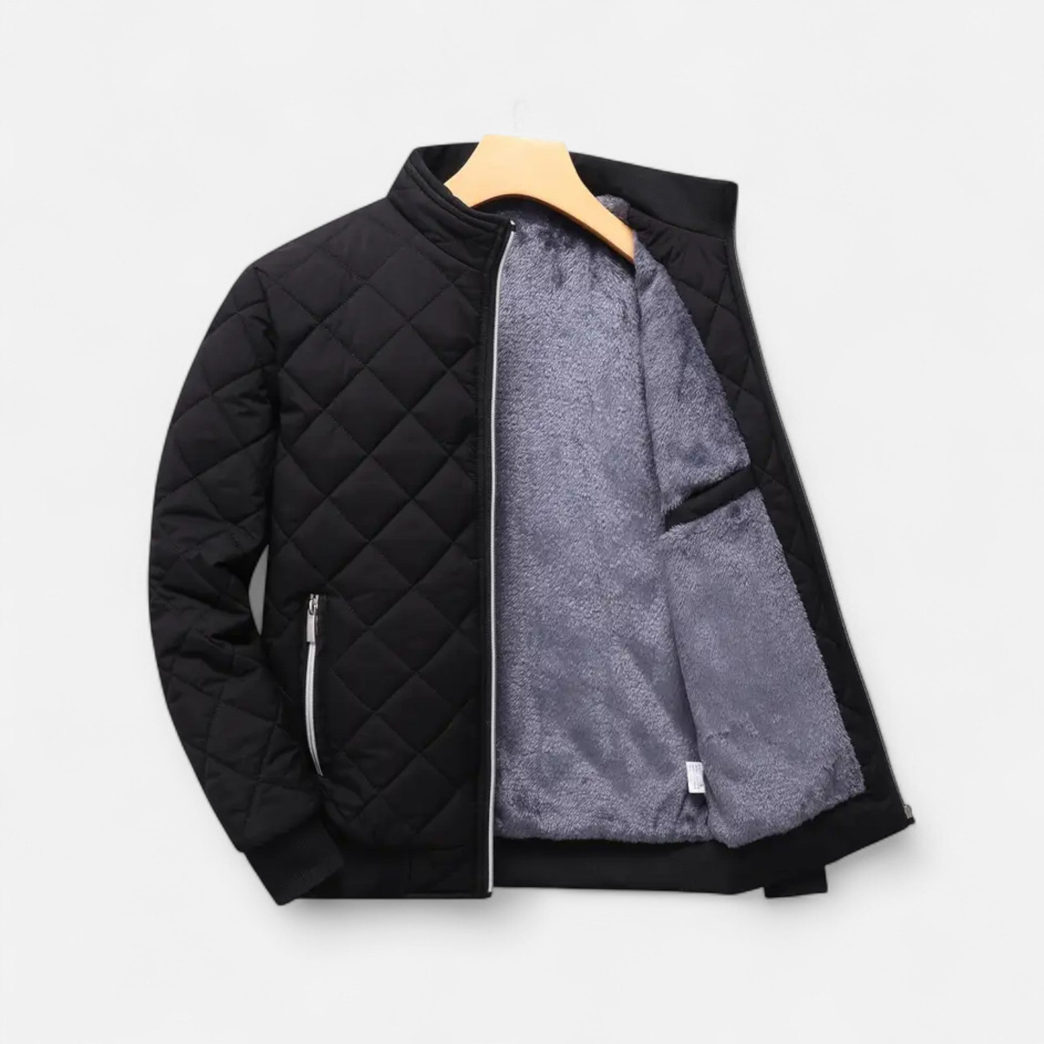 Zeyliah | Men’s Quilted Fleece-Lined Jacket