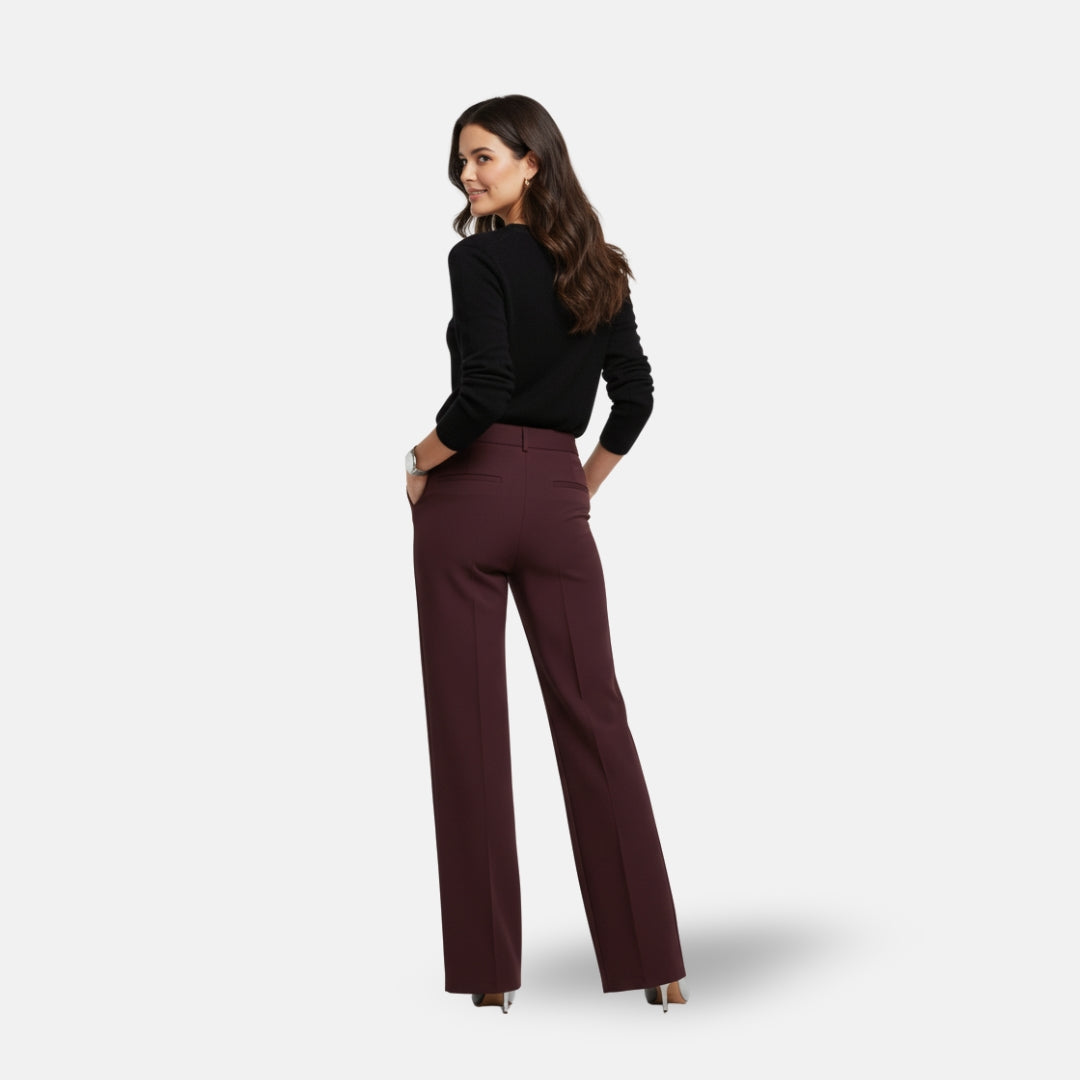 Zeyliah | Women’s High-Waist Wide-Leg Trousers