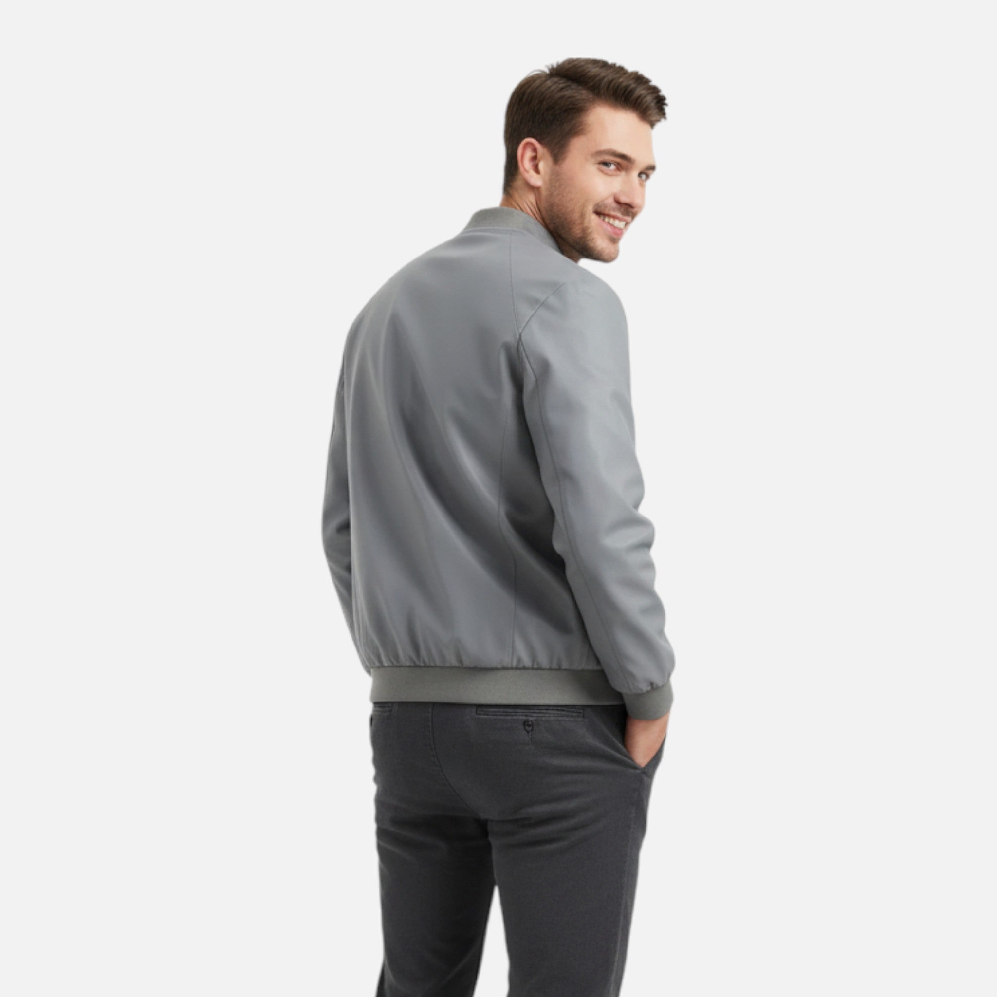 Zeyliah | Men’s Insulated Baseball-Collar Jacket