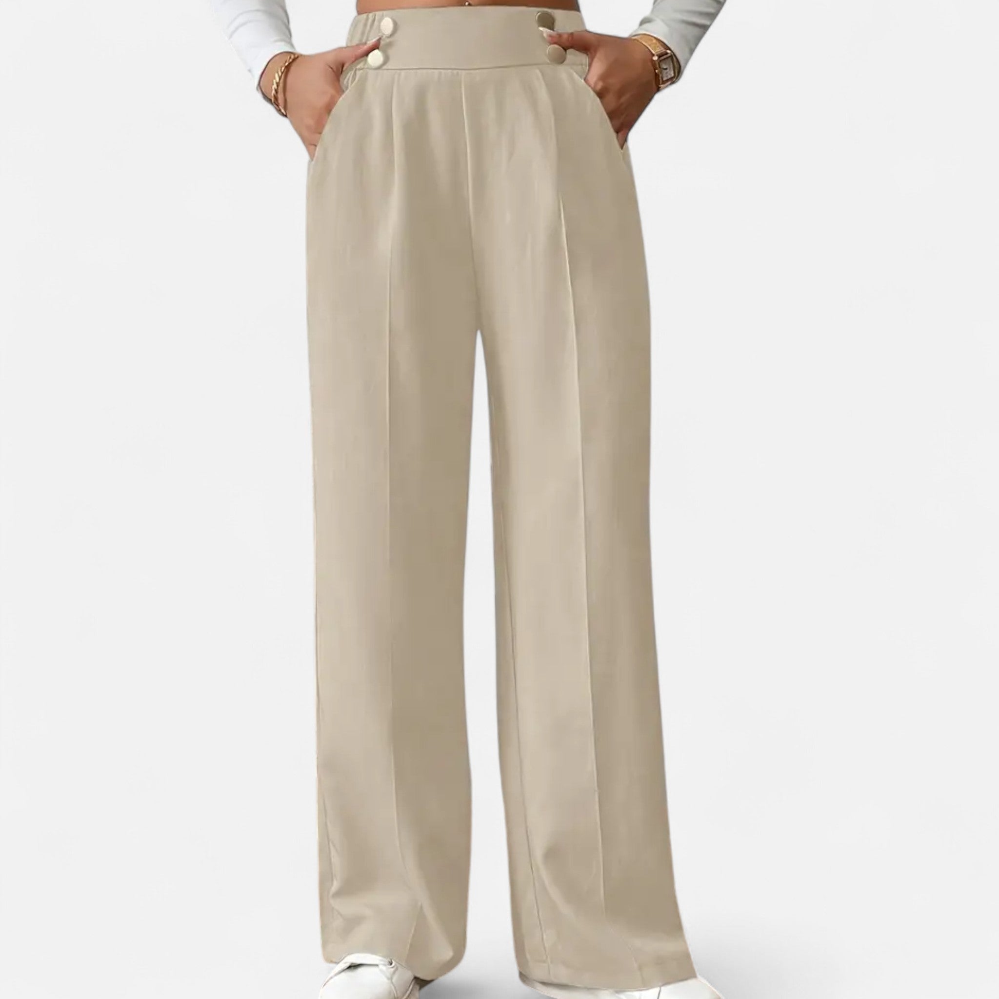 Zeyliah | Women’s High-Waist Wide-Leg Pants