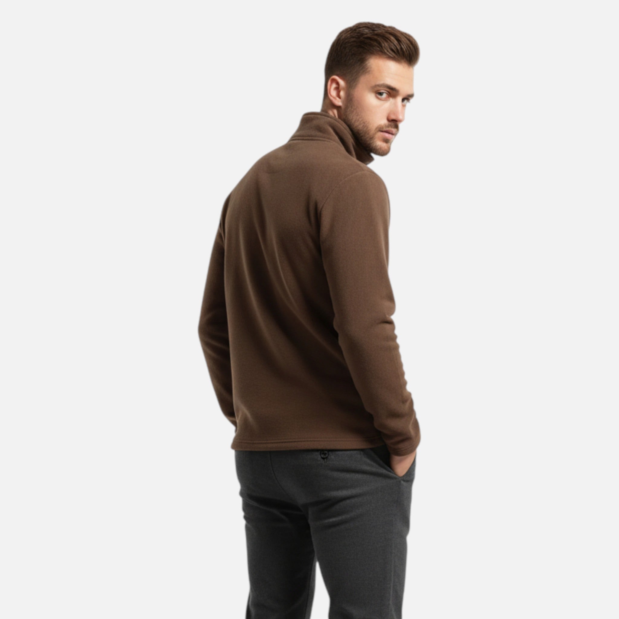 Zeyliah | Men’s Heritage Half-Zip Fleece Sweatshirt