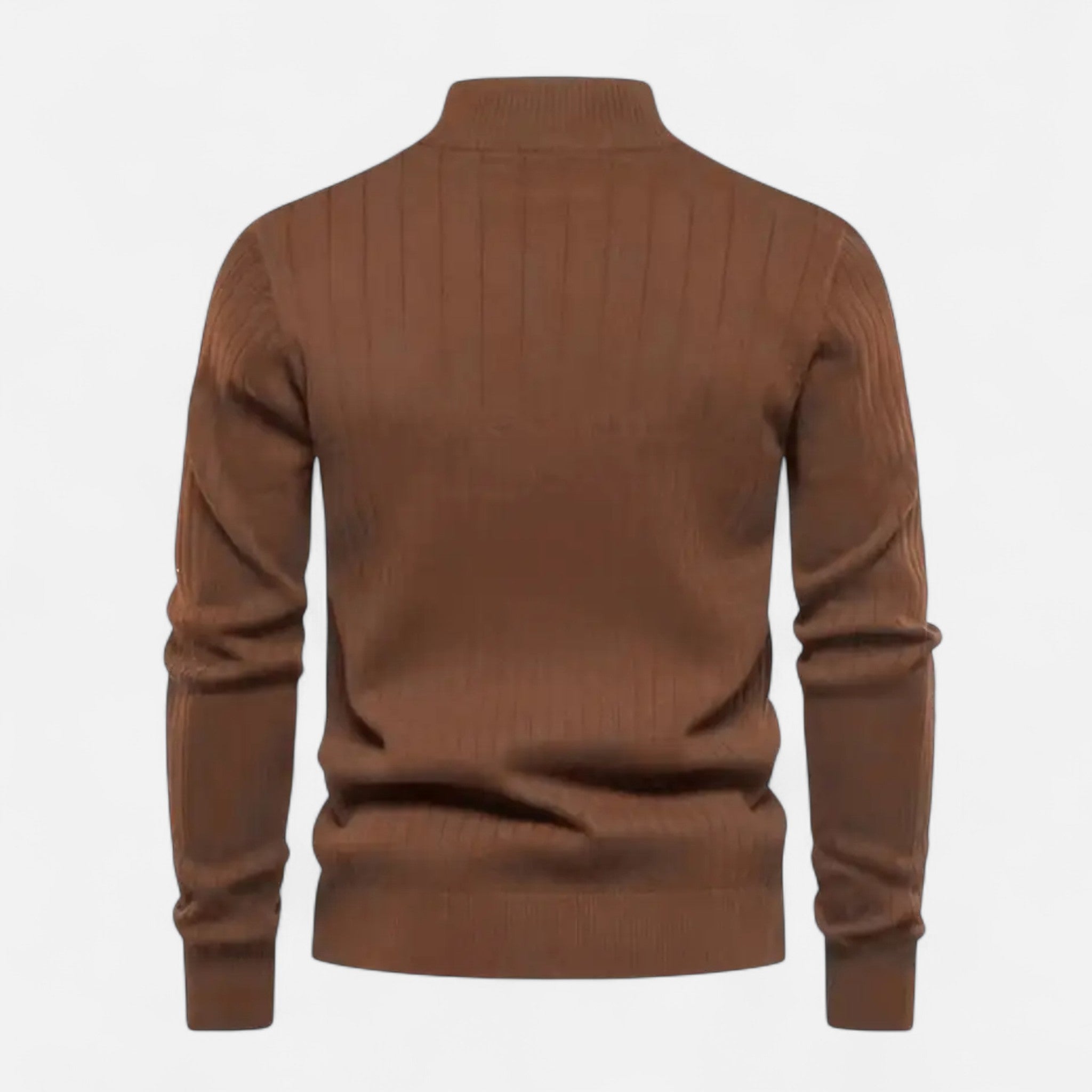 Zeyliah | Men’s Refined Half-Zip Wool Sweater