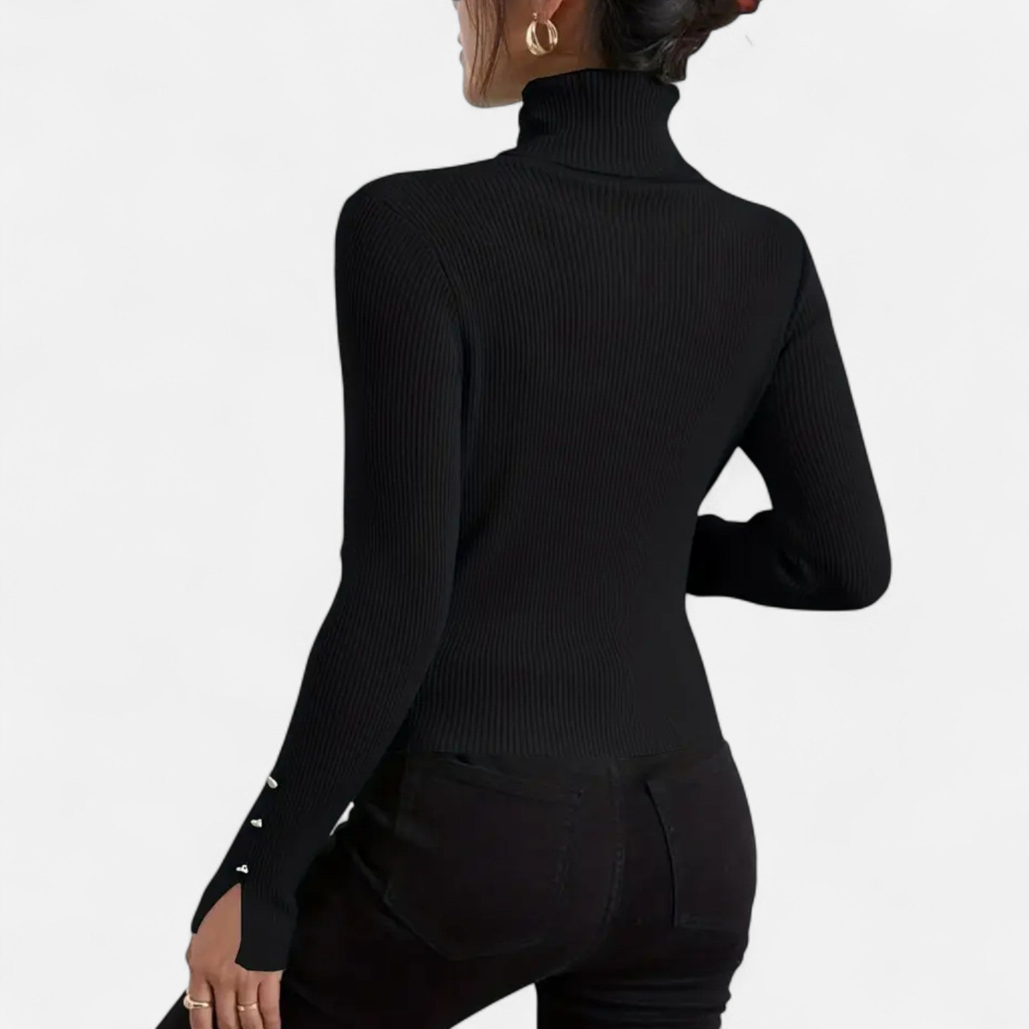 Zeyliah | Women’s Pullover Sweater with Turtleneck