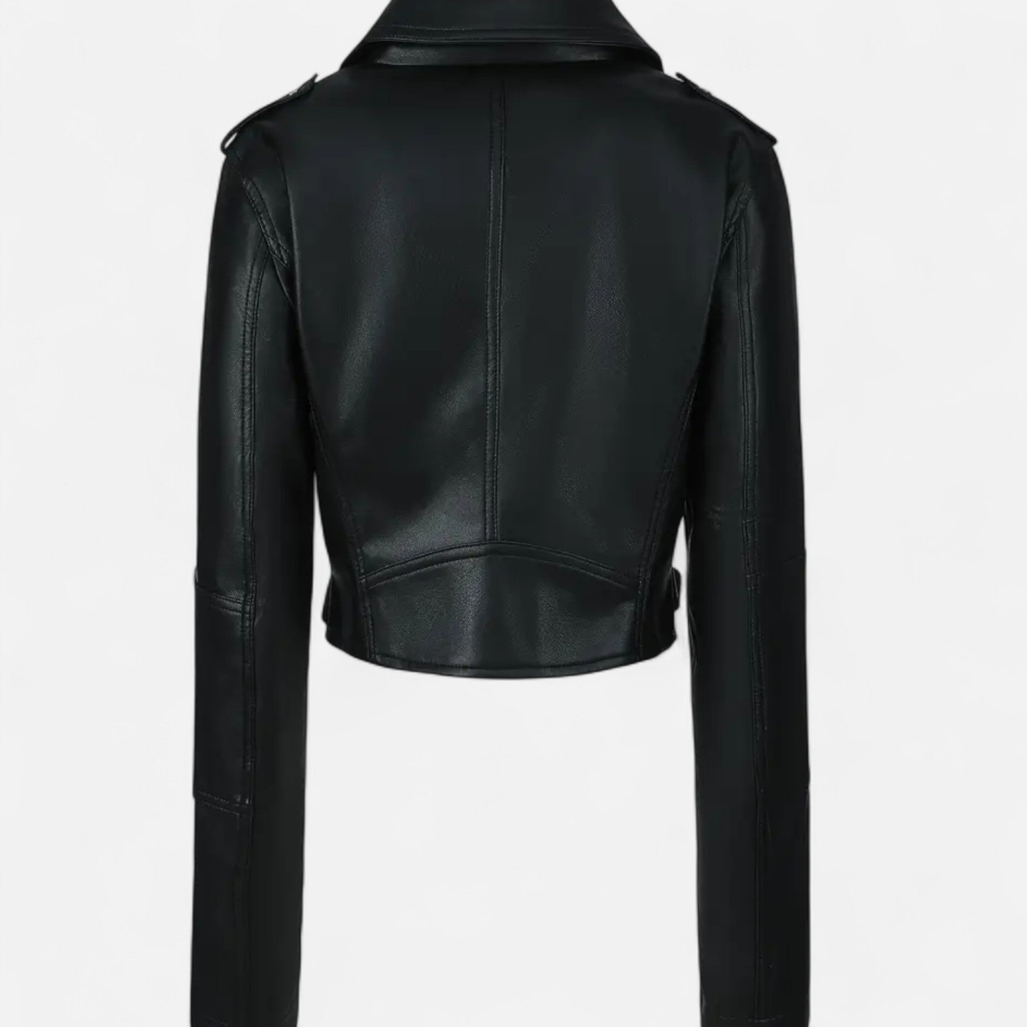 Zeyliah | Women’s Lightweight Zip-Up Faux Leather Jacket