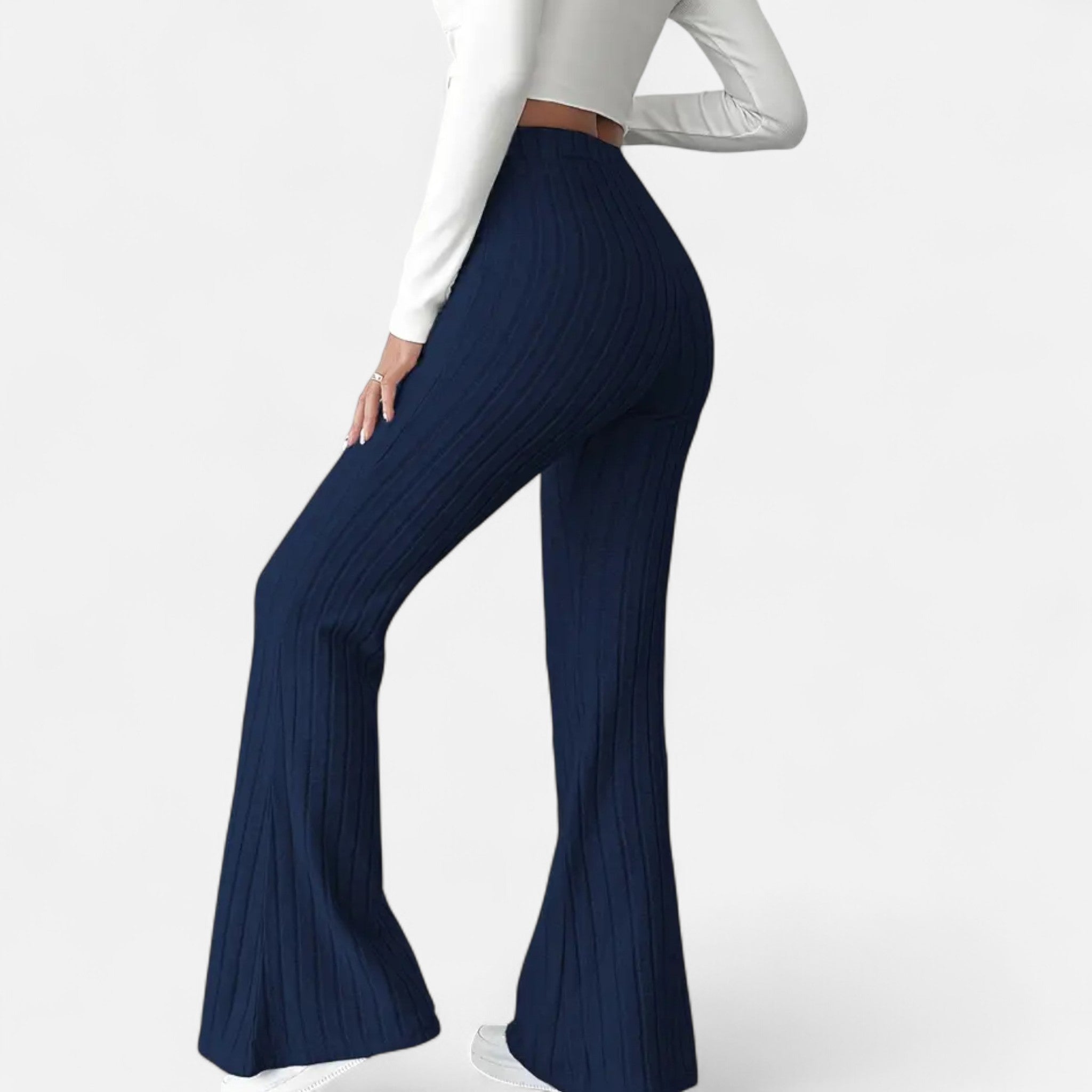 Zeyliah | Women’s Stretchy Flared Pants with High Waist