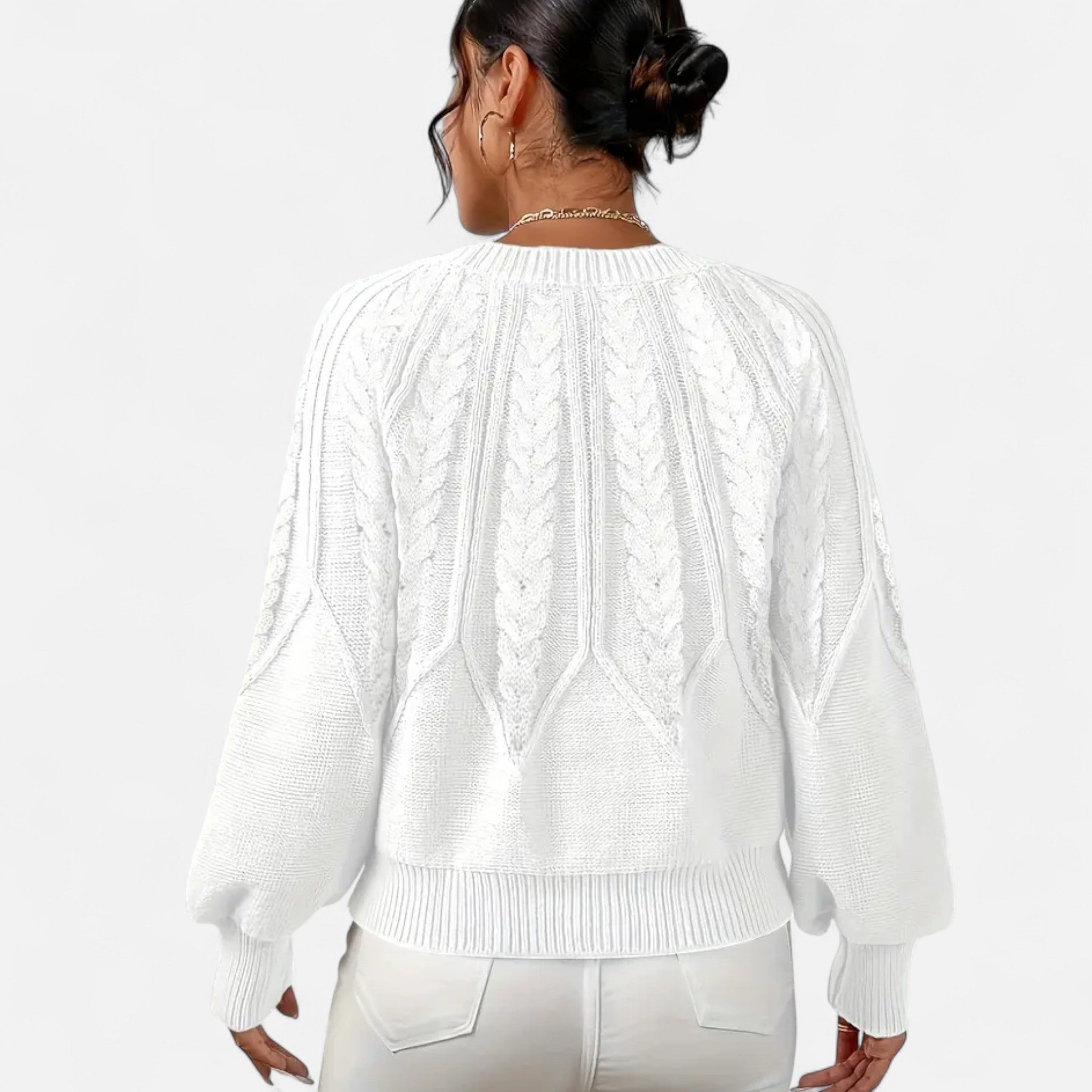 Zeyliah | Women’s Pullover Sweater with Round Neck
