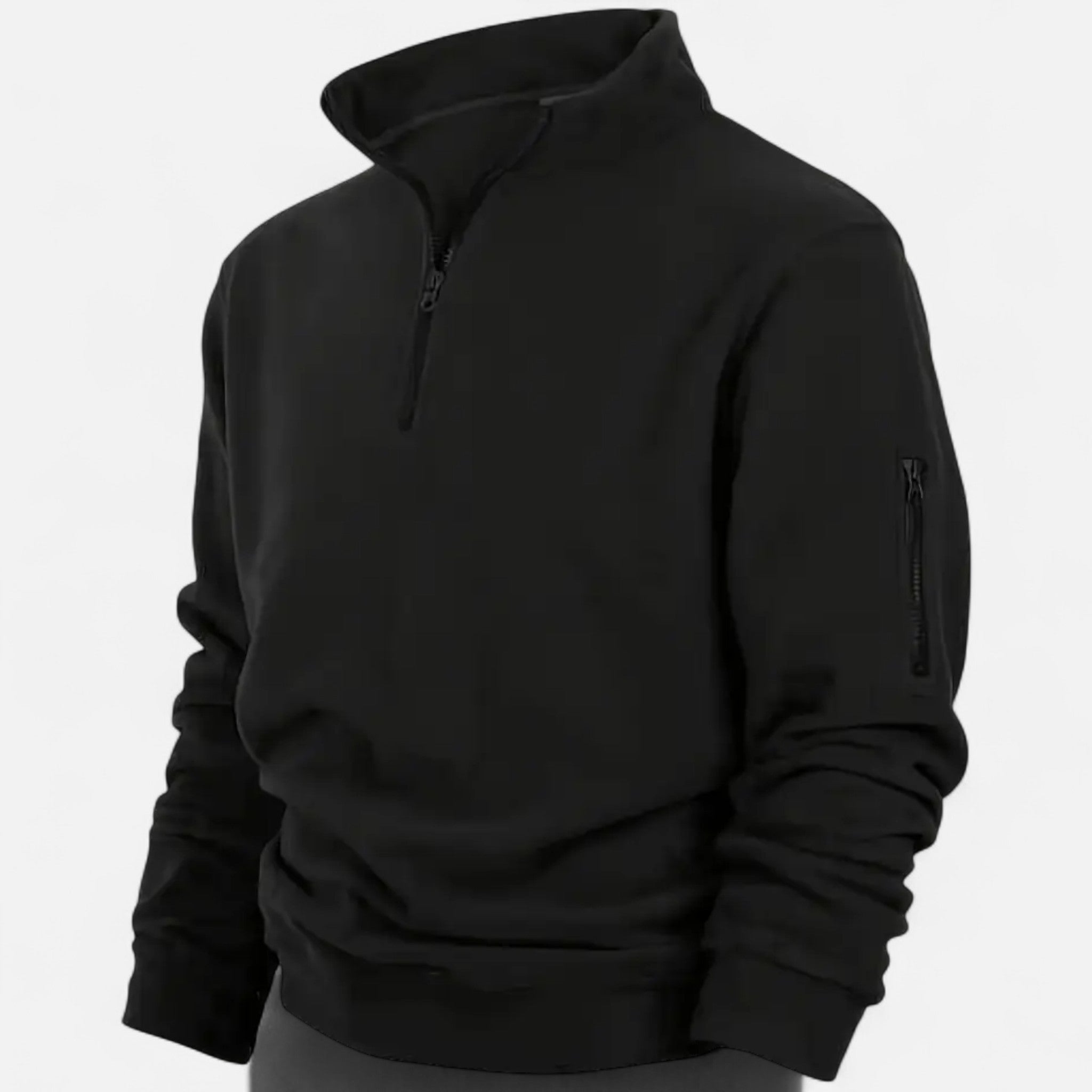Zeyliah | Men’s Henley Half-Zip Fleece Shirt