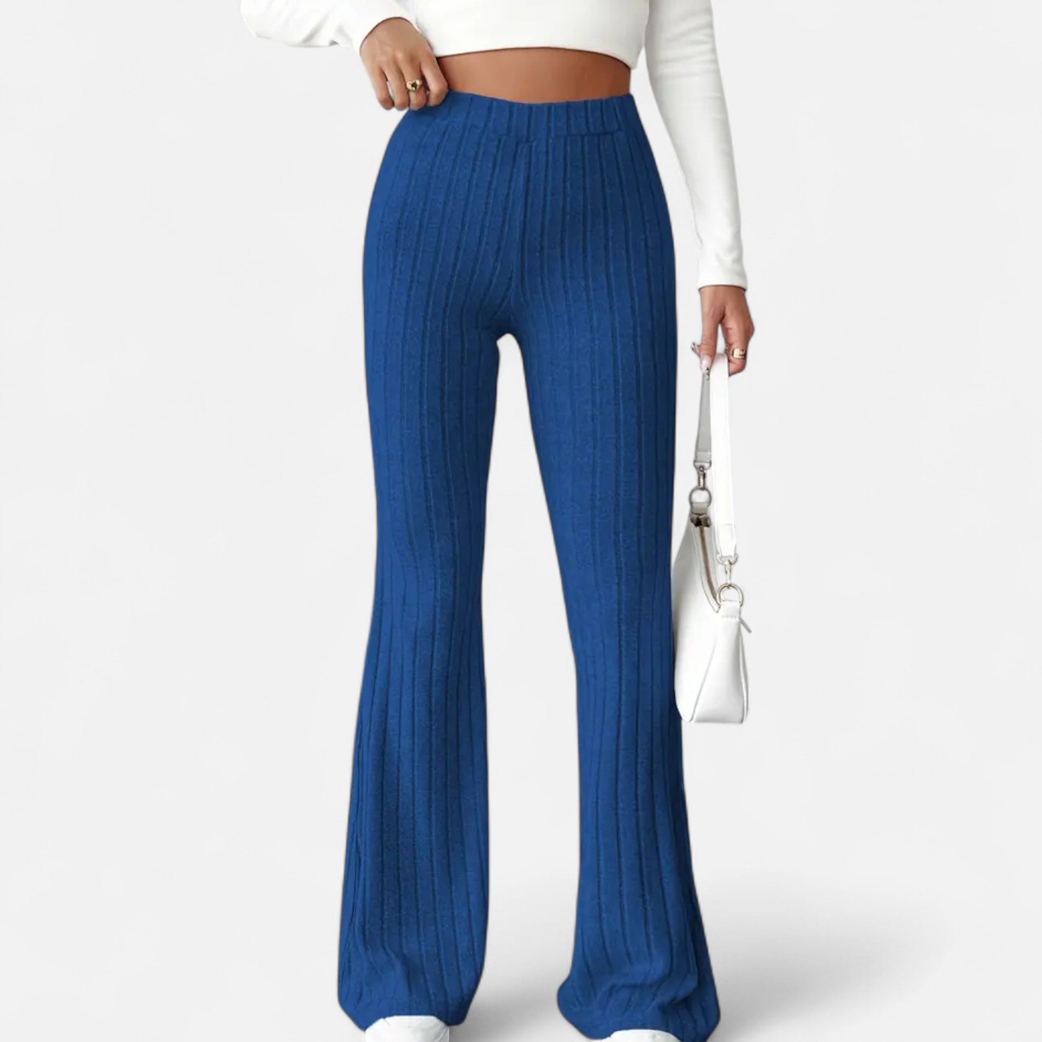 Zeyliah | Women’s Stretchy Flared Pants with High Waist