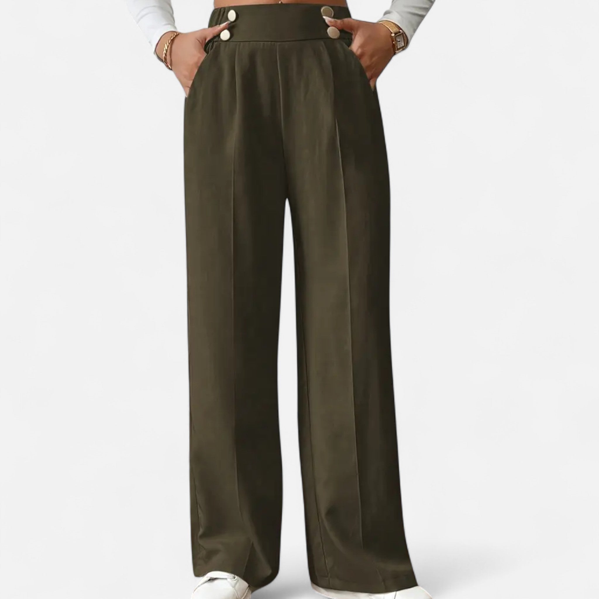 Zeyliah | Women’s High-Waist Wide-Leg Pants