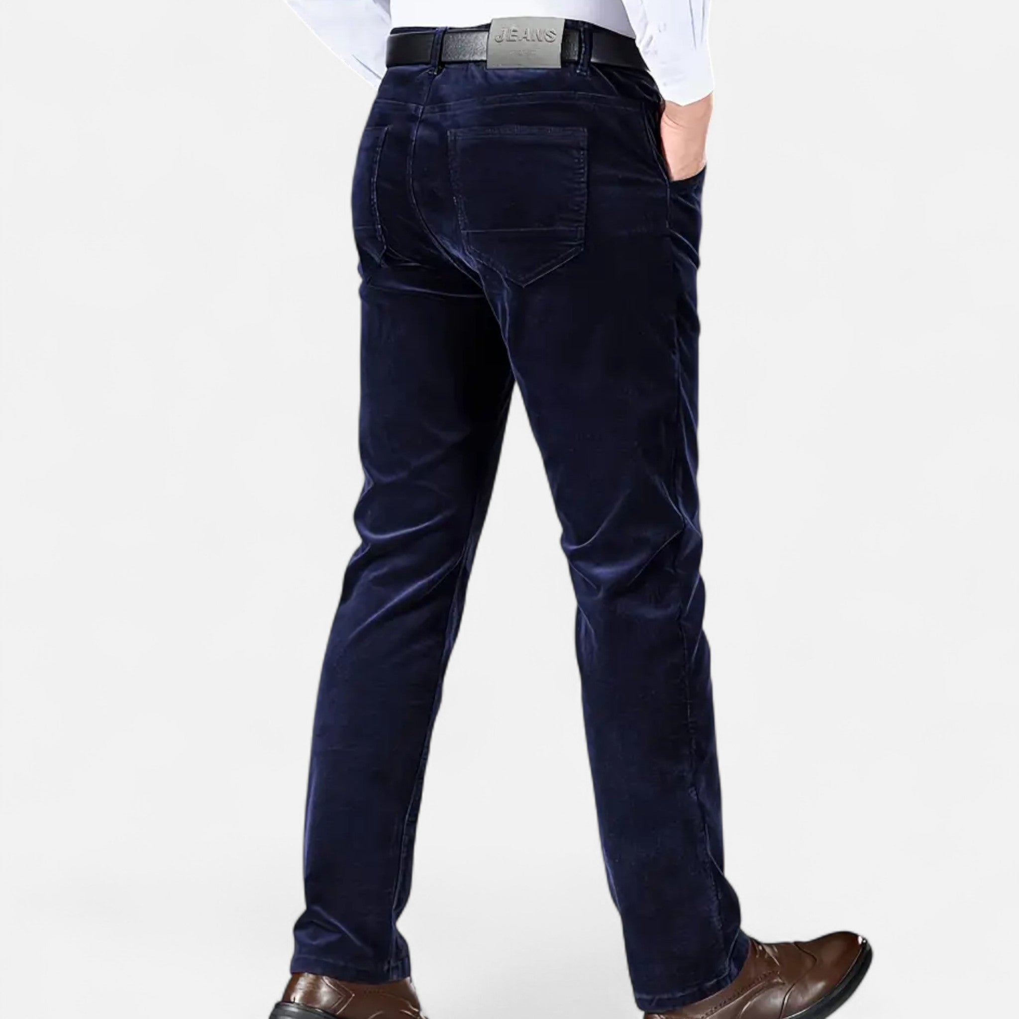 Zeyliah | Men’s Straight-Leg Corduroy Trousers