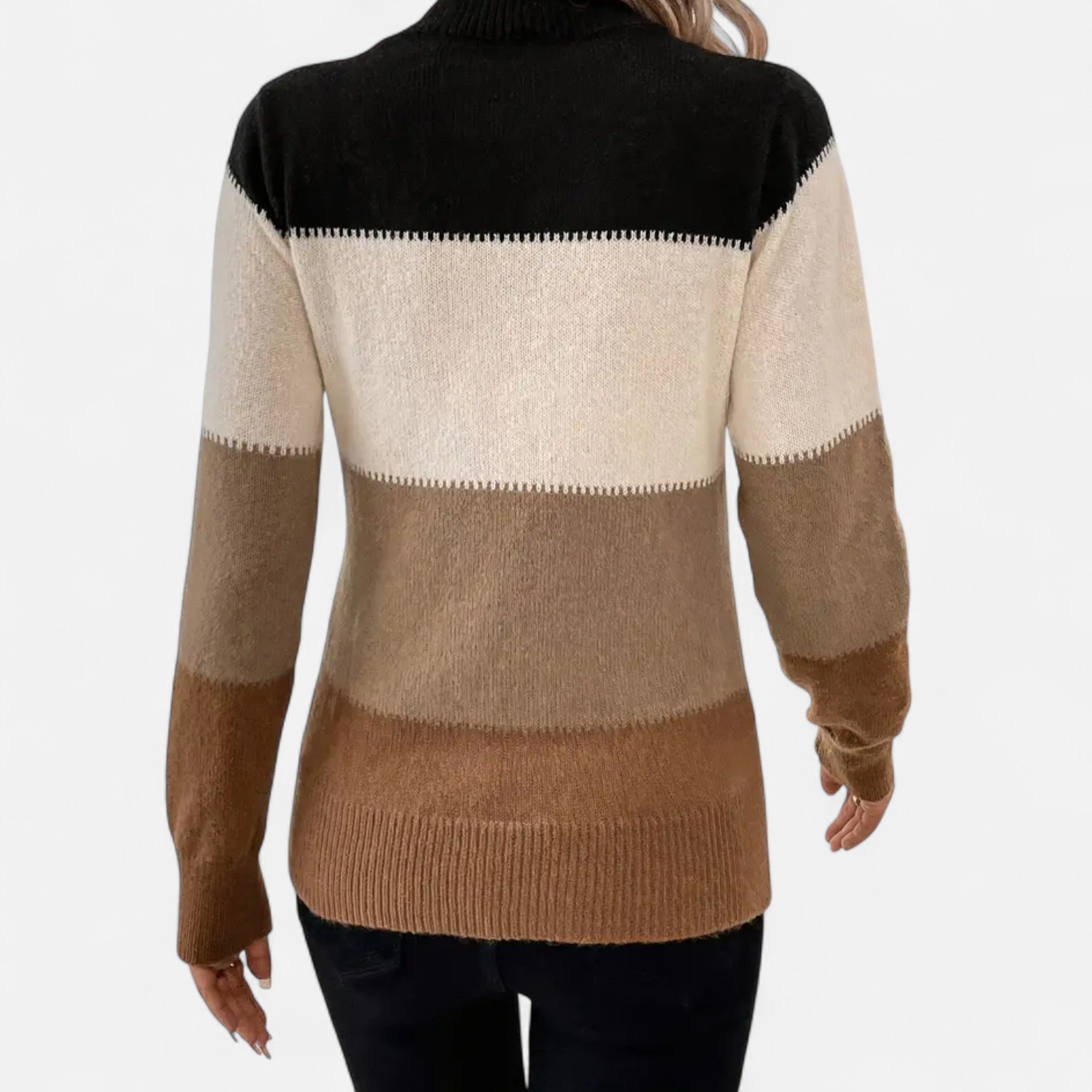 Zeyliah | Women’s Pullover Sweater with Mock Neck