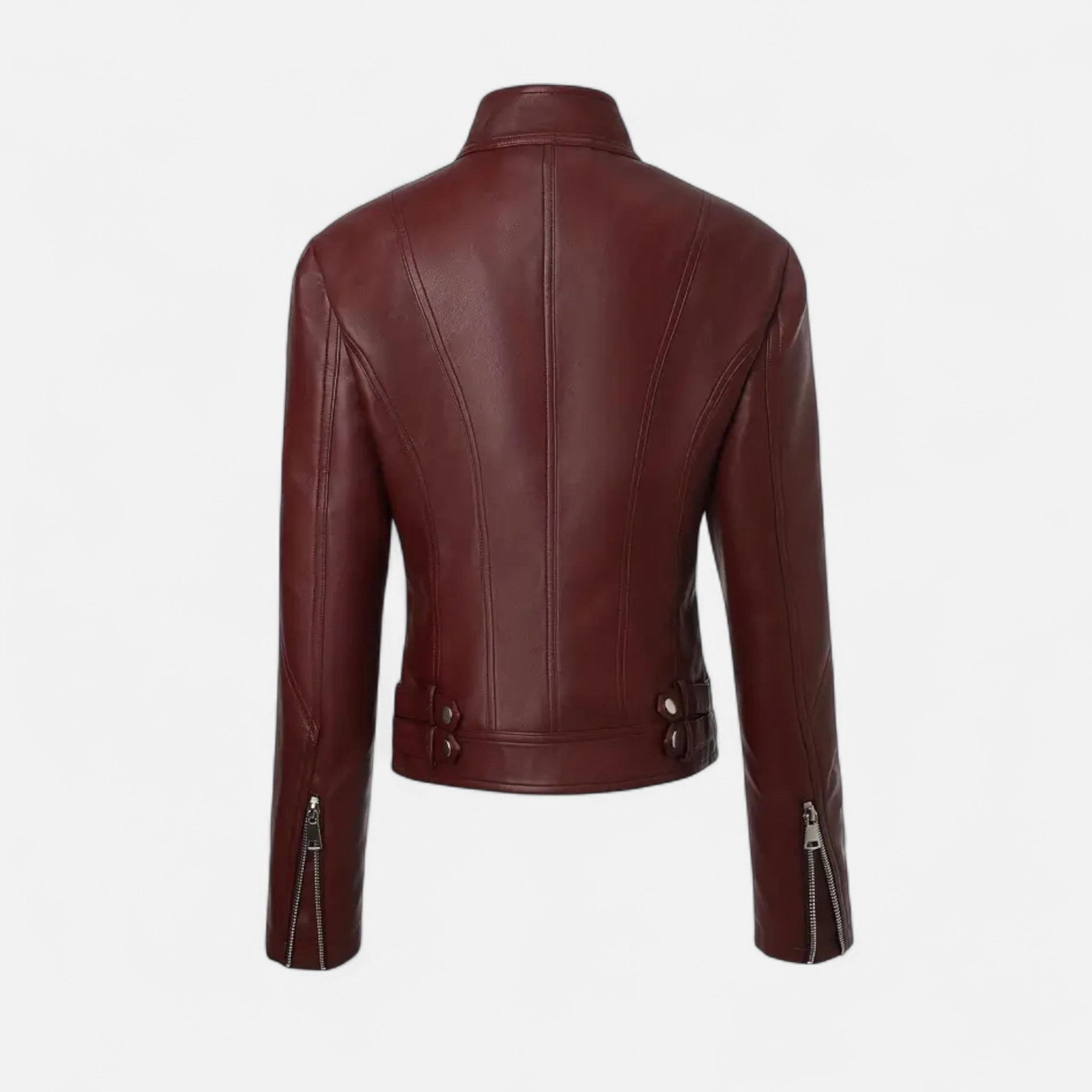Zeyliah | Women’s Zip-Up Motorcycle Jacket