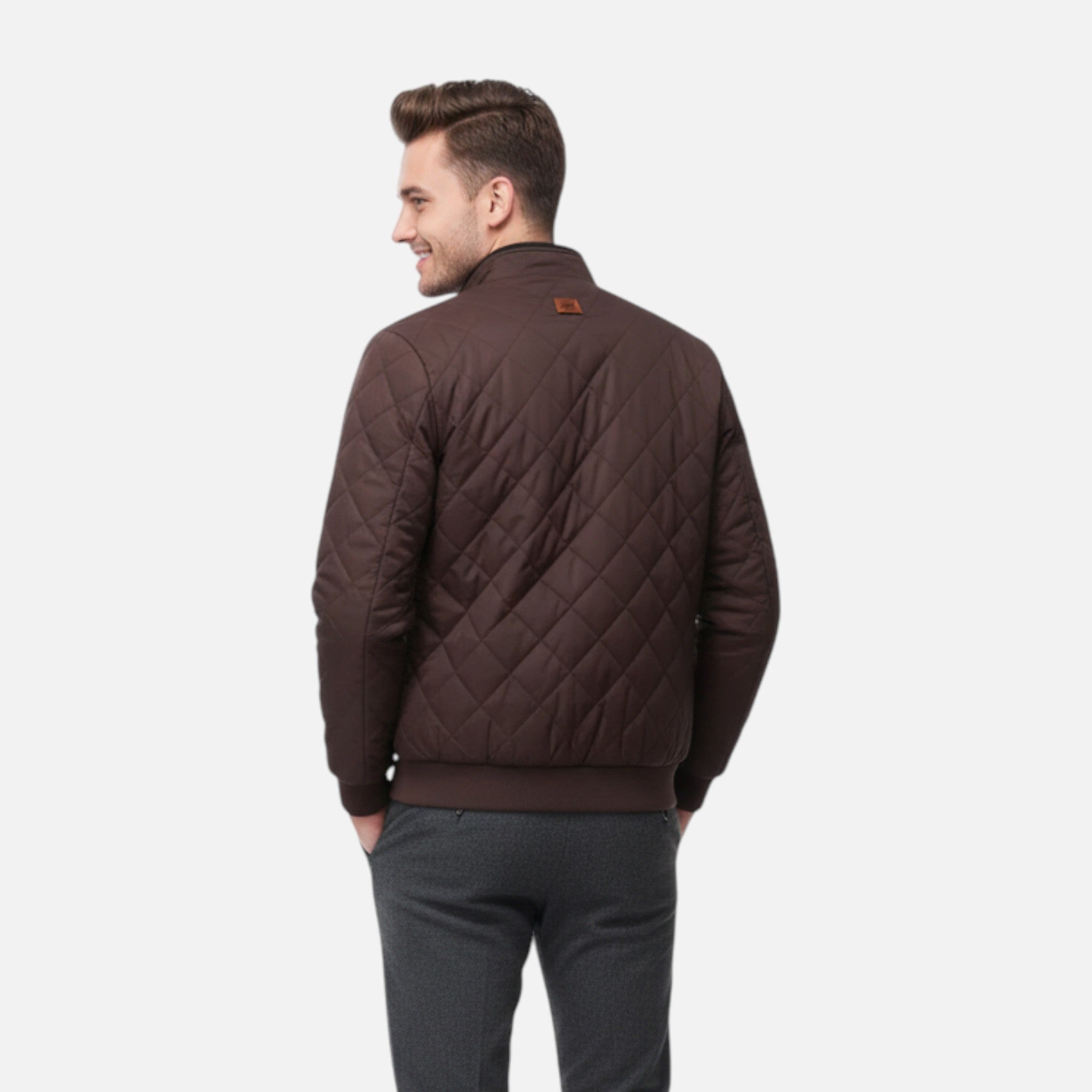 Zeyliah | Men’s Quilted Fleece-Lined Jacket