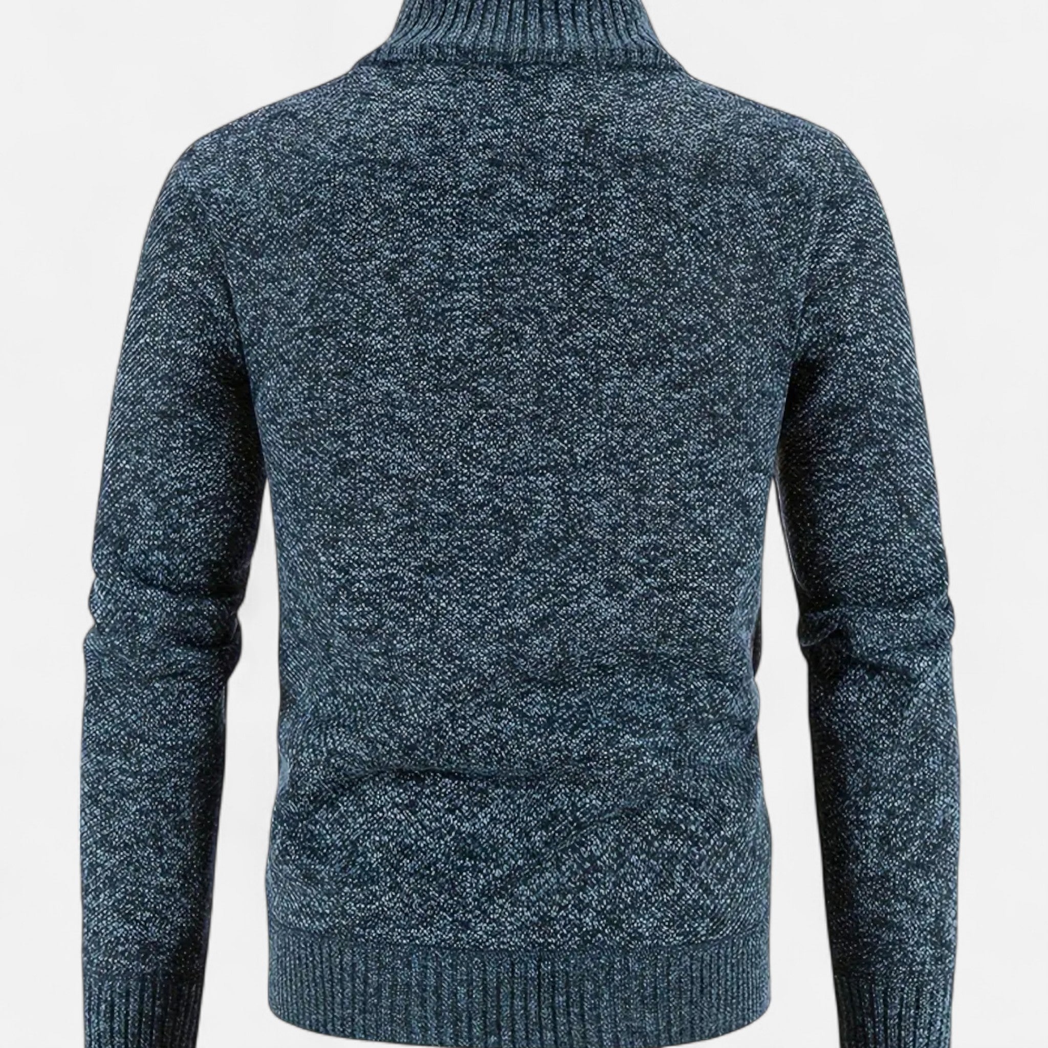 Zeyliah | Men’s Zip-Up Knit Sweater