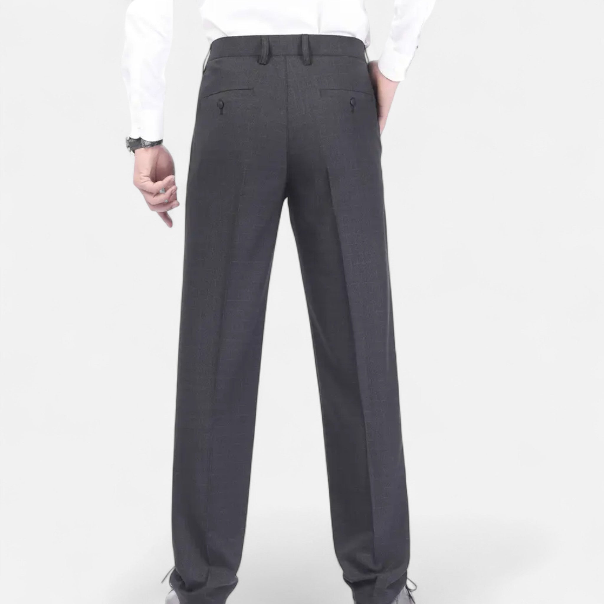 Zeyliah | Men’s Classic Solid Dress Trousers