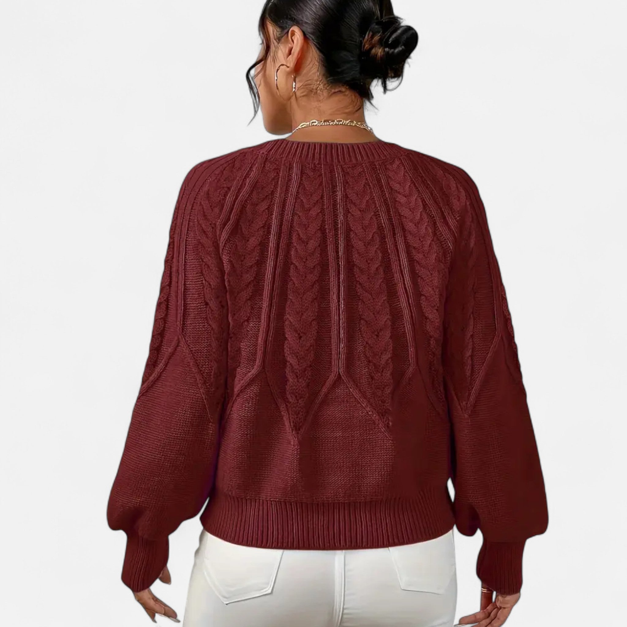 Zeyliah | Women’s Pullover Sweater with Round Neck