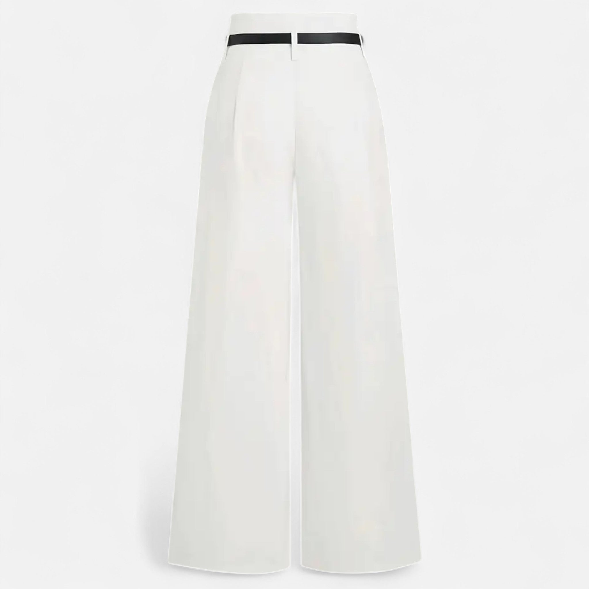 Zeyliah | Women’s Pleated Wide-Leg Trousers with Belted Waist