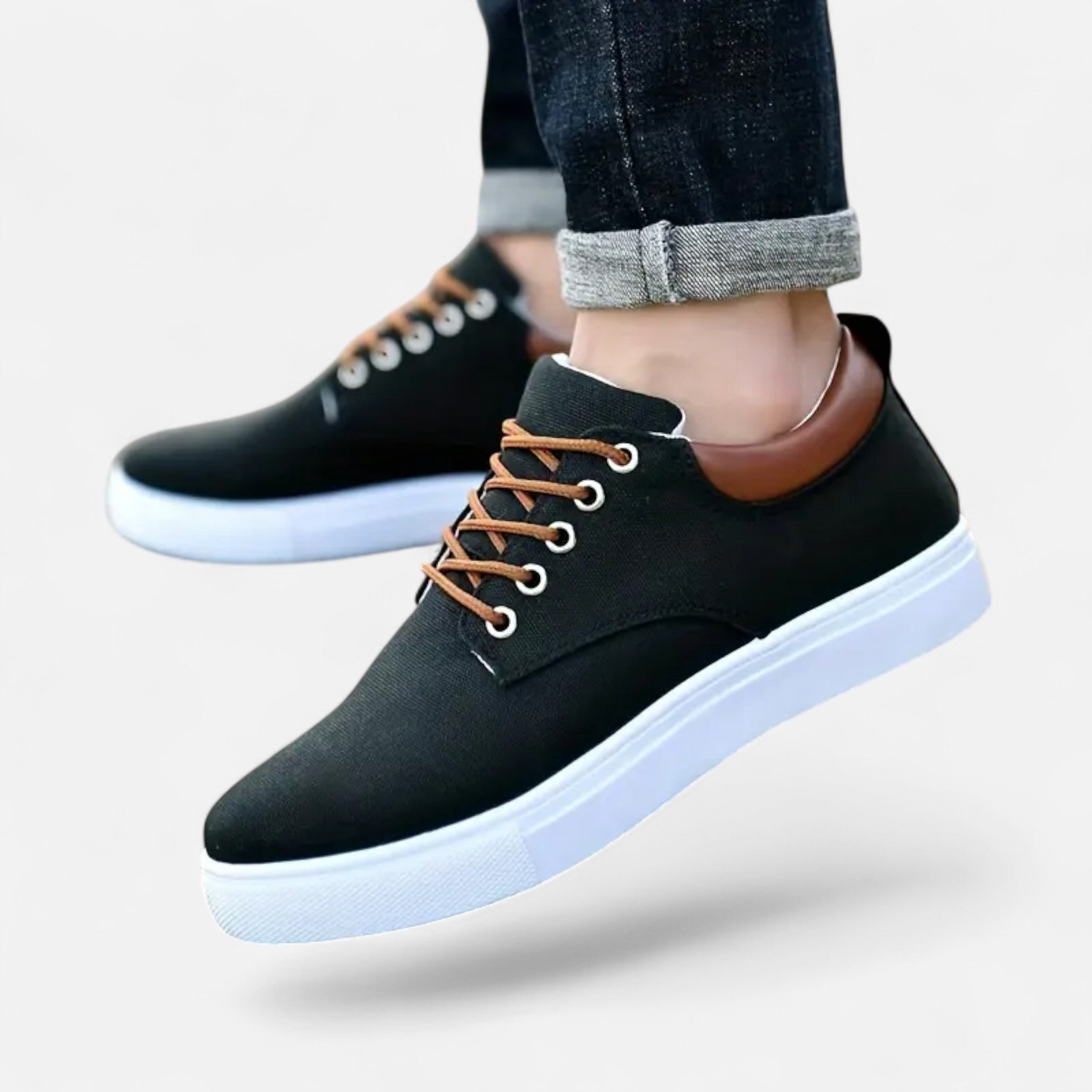 Zeyliah | Men’s Low-Top Canvas Sneakers with Non-Slip Sole