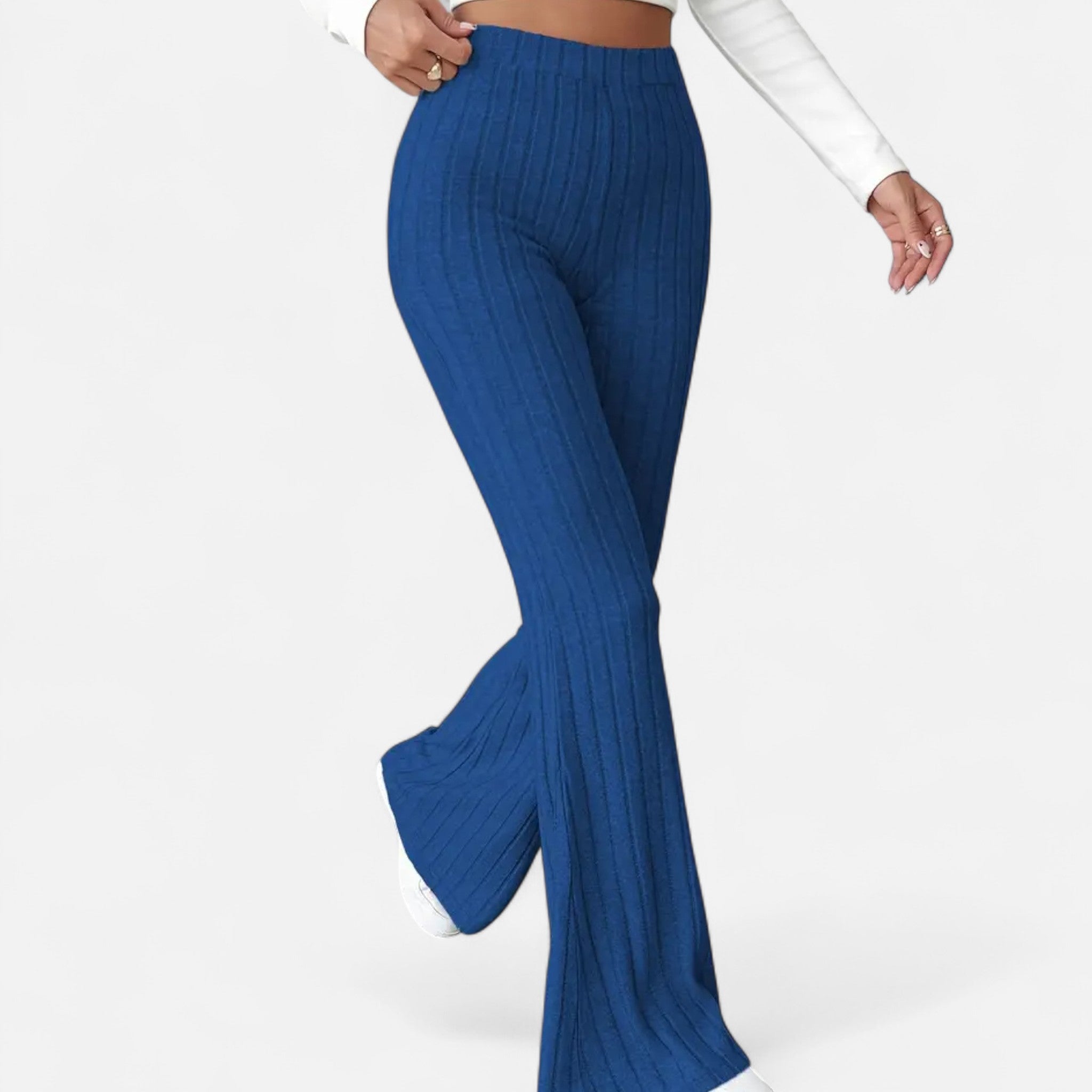 Zeyliah | Women’s Stretchy Flared Pants with High Waist