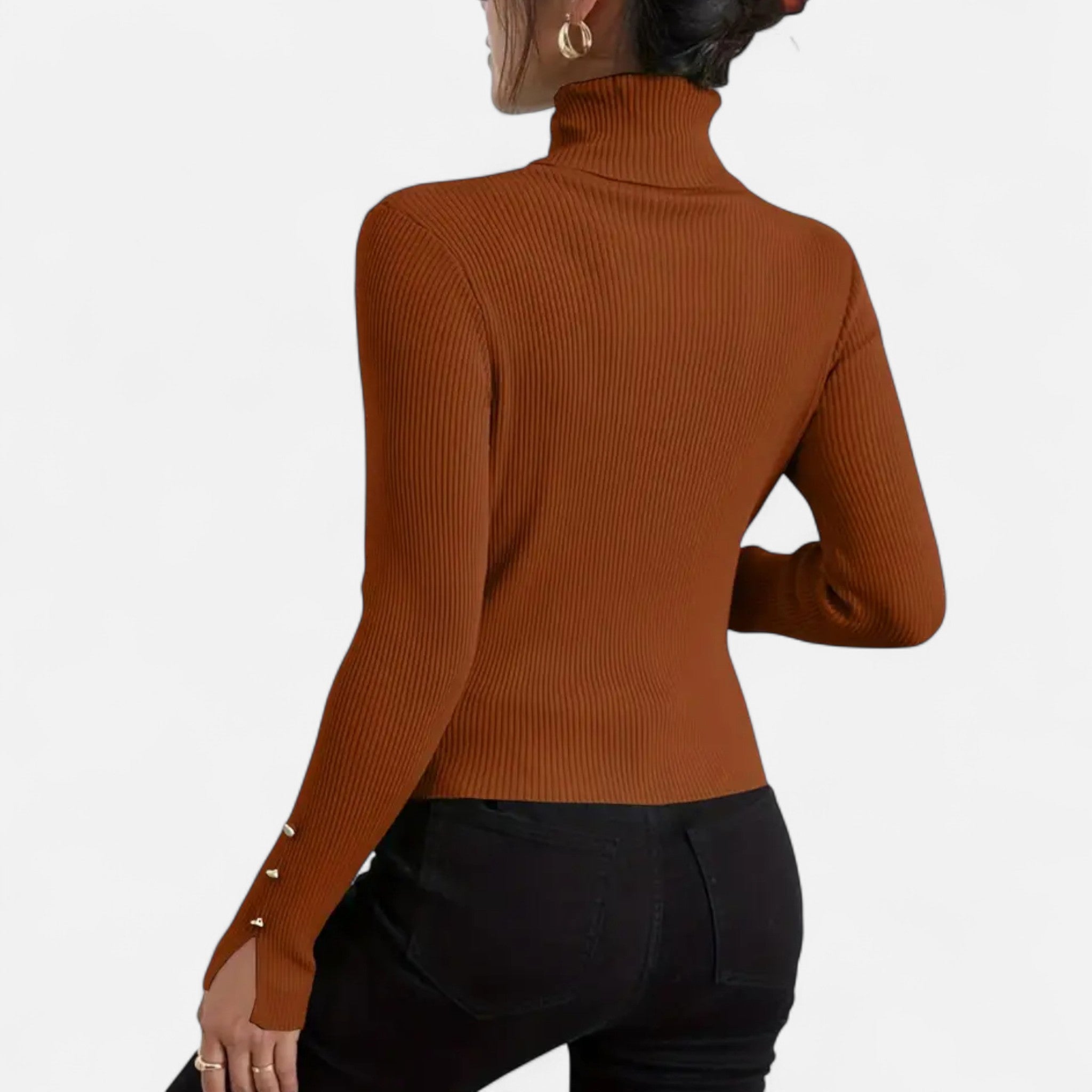 Zeyliah | Women’s Pullover Sweater with Turtleneck