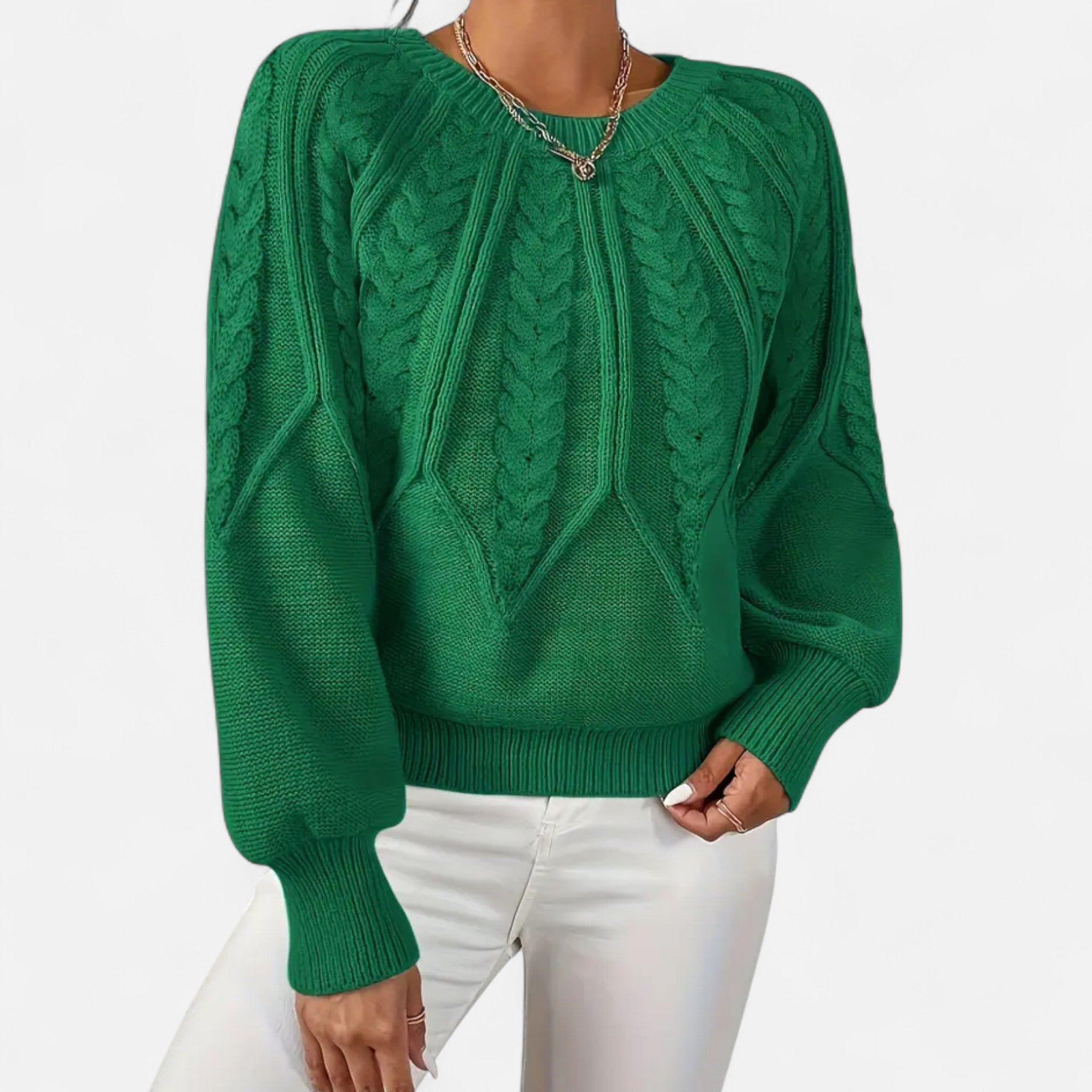 Zeyliah | Women’s Pullover Sweater with Round Neck