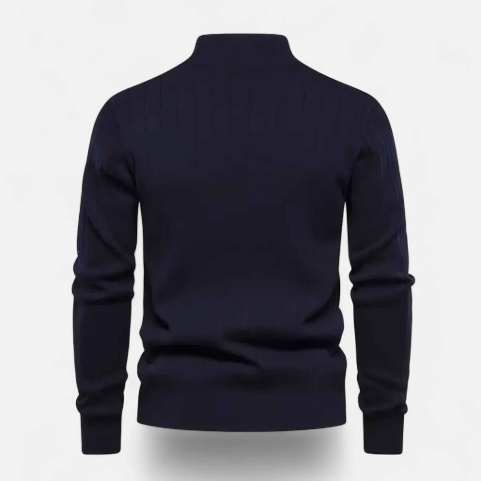 Zeyliah | Men’s Refined Half-Zip Wool Sweater