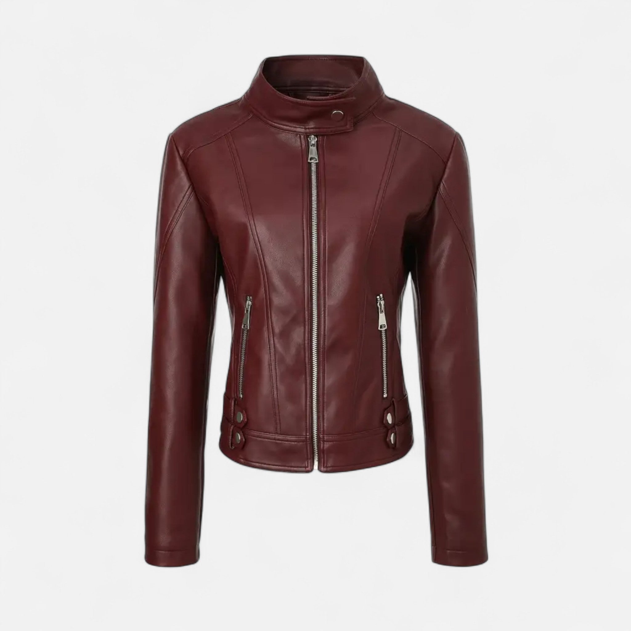 Zeyliah | Women’s Zip-Up Motorcycle Jacket