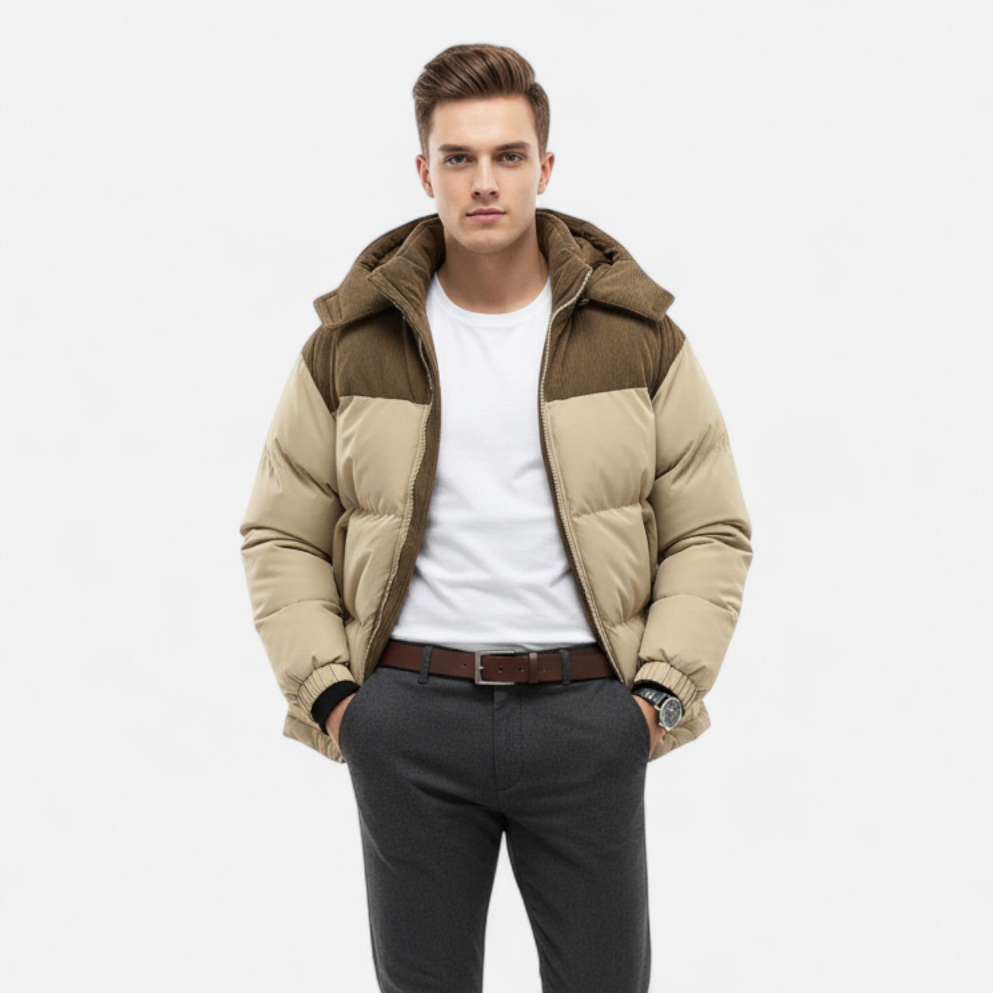 Zeyliah | Men’s Thickened Cotton Hooded Jacket