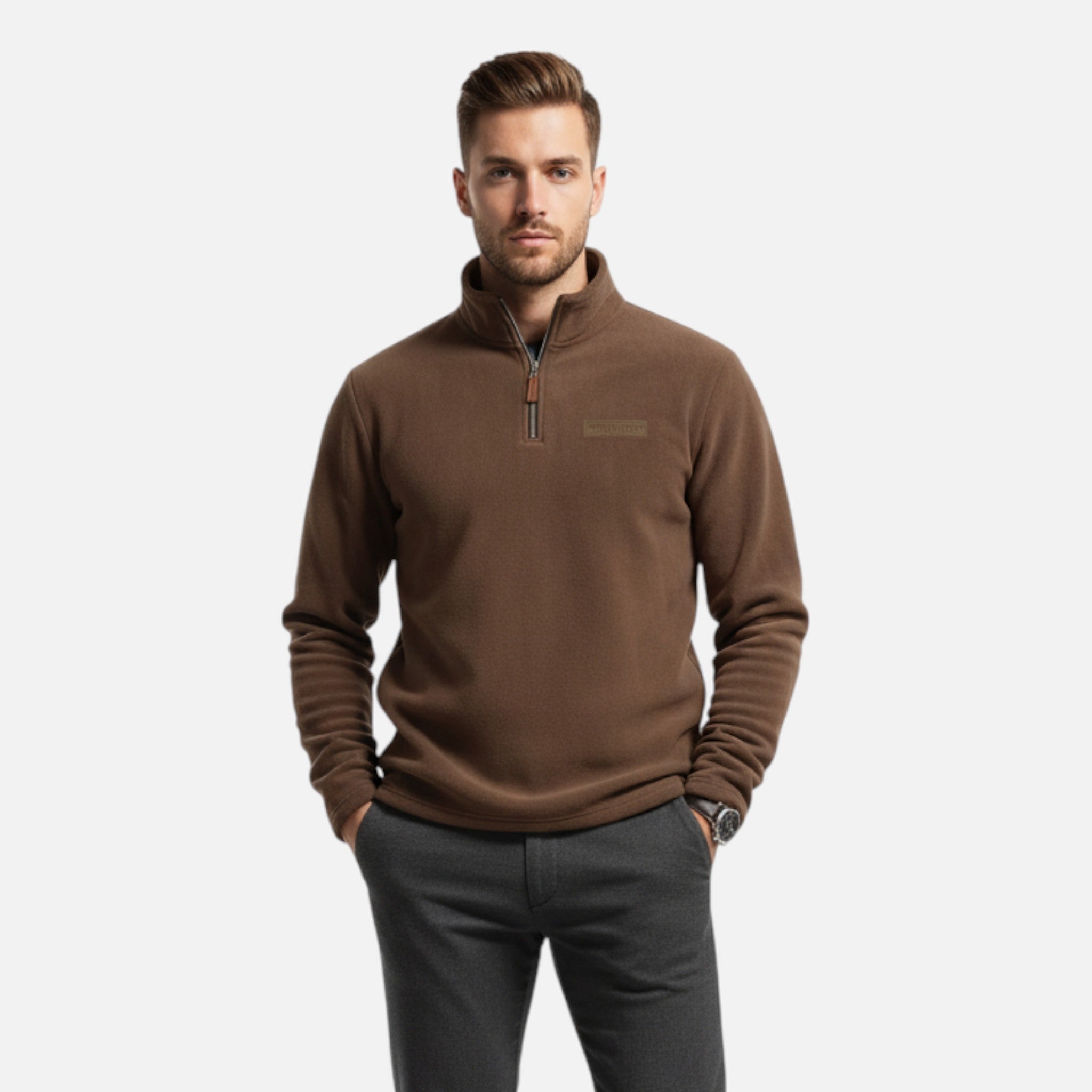 Zeyliah | Men’s Heritage Half-Zip Fleece Sweatshirt