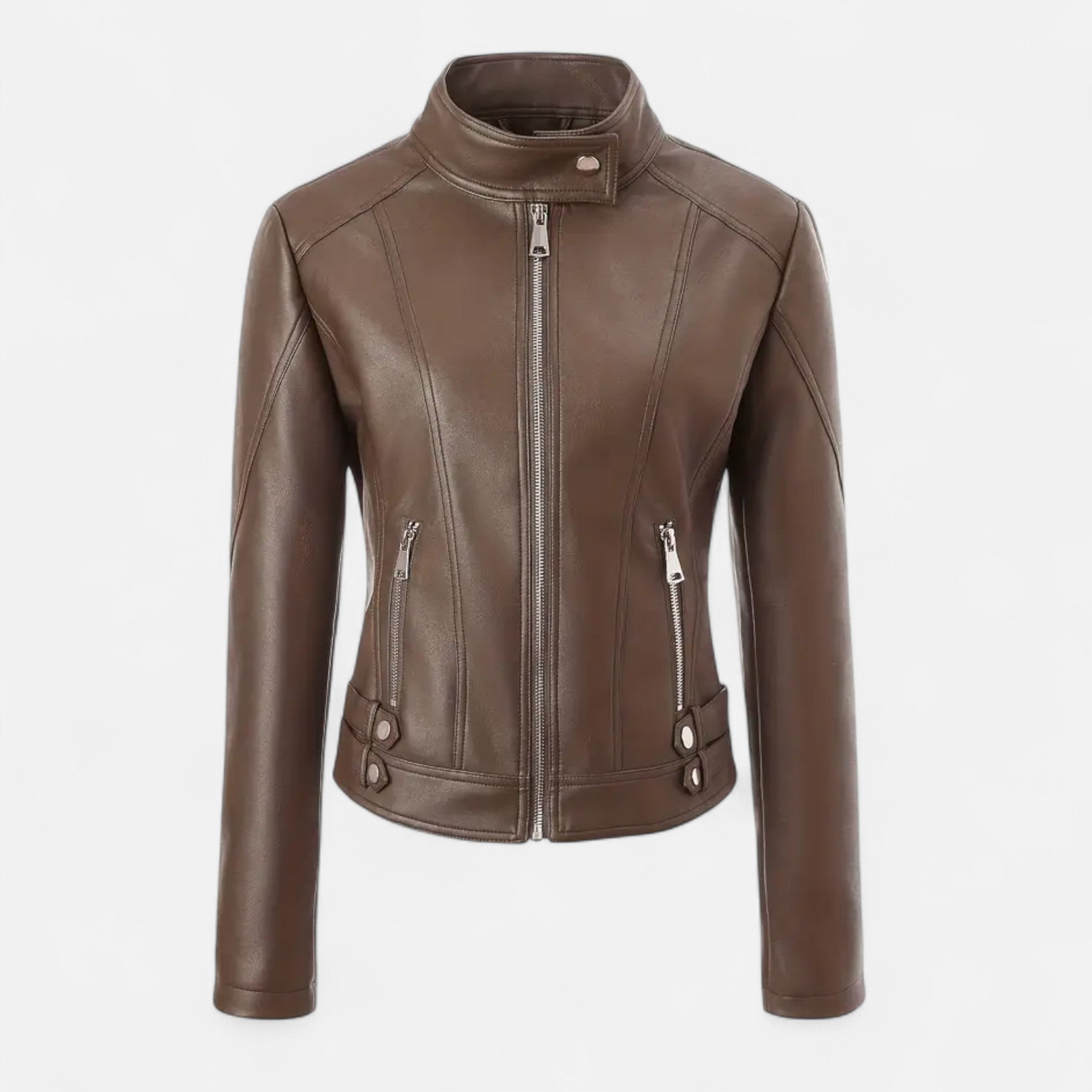 Zeyliah | Women’s Zip-Up Motorcycle Jacket