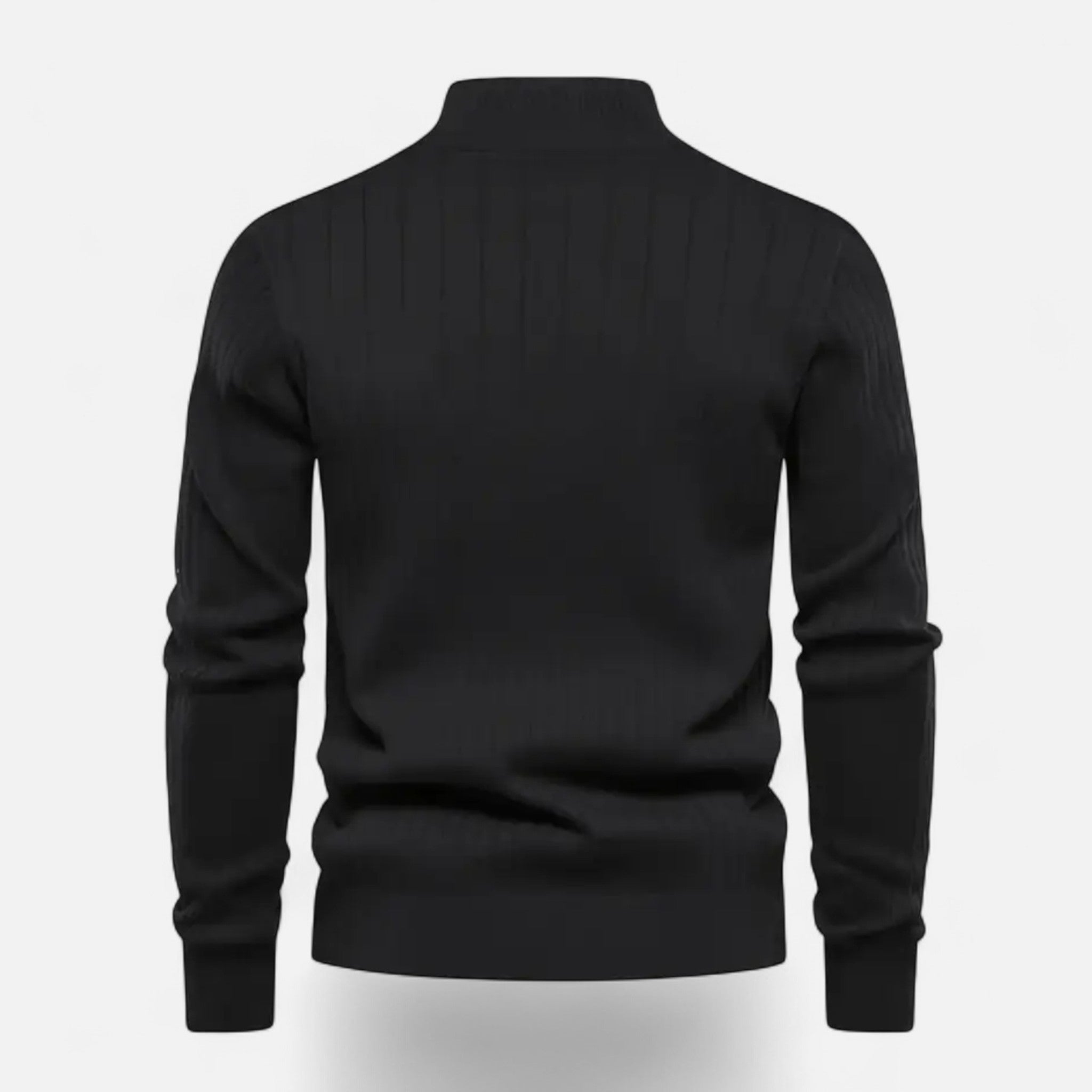 Zeyliah | Men’s Refined Half-Zip Wool Sweater