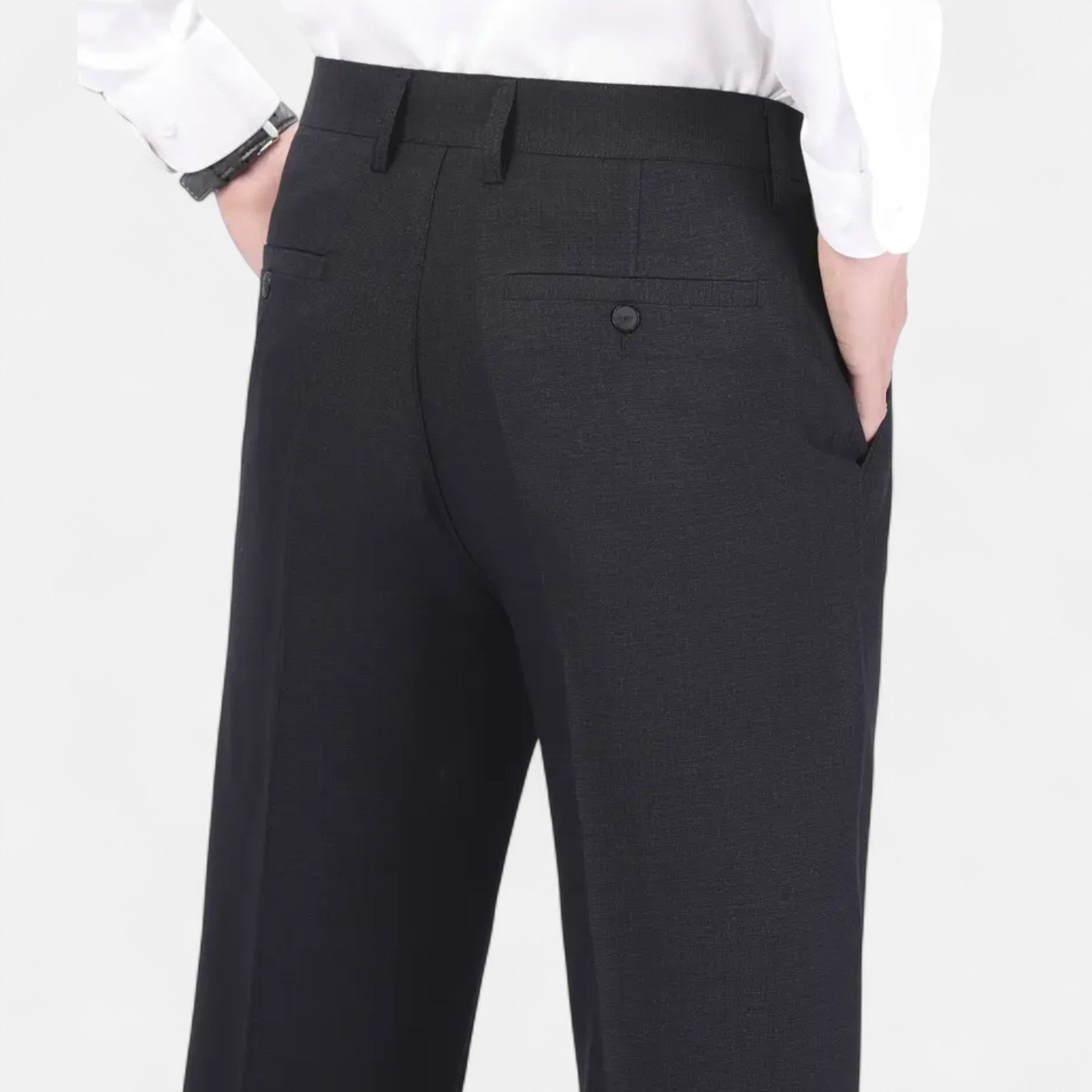 Zeyliah | Men’s Classic Solid Dress Trousers