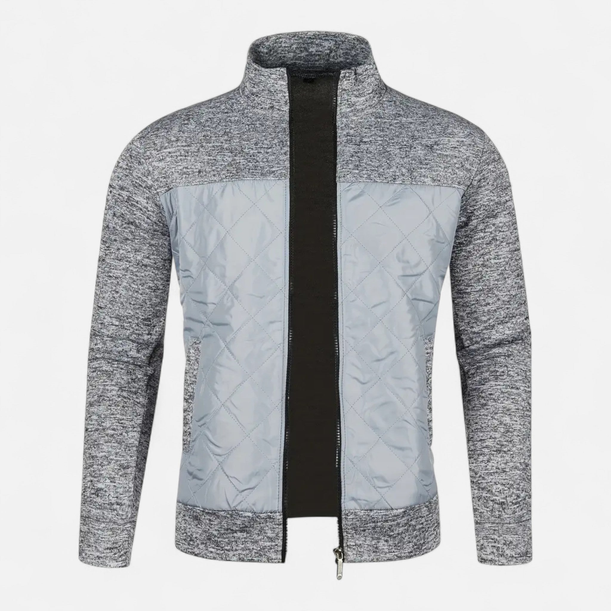 Zeyliah | Men’s Knitted Cardigan with Stand Collar