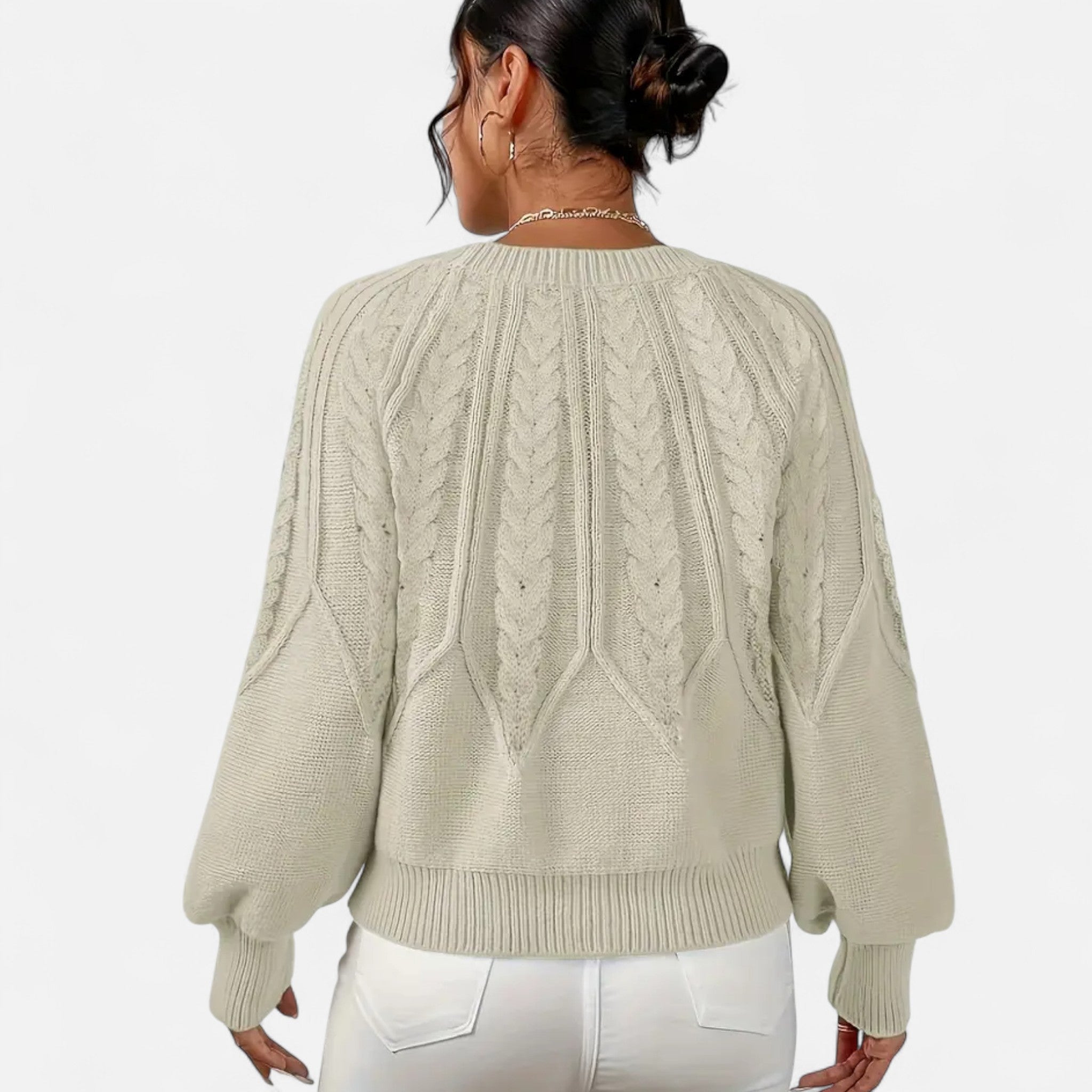 Zeyliah | Women’s Pullover Sweater with Round Neck