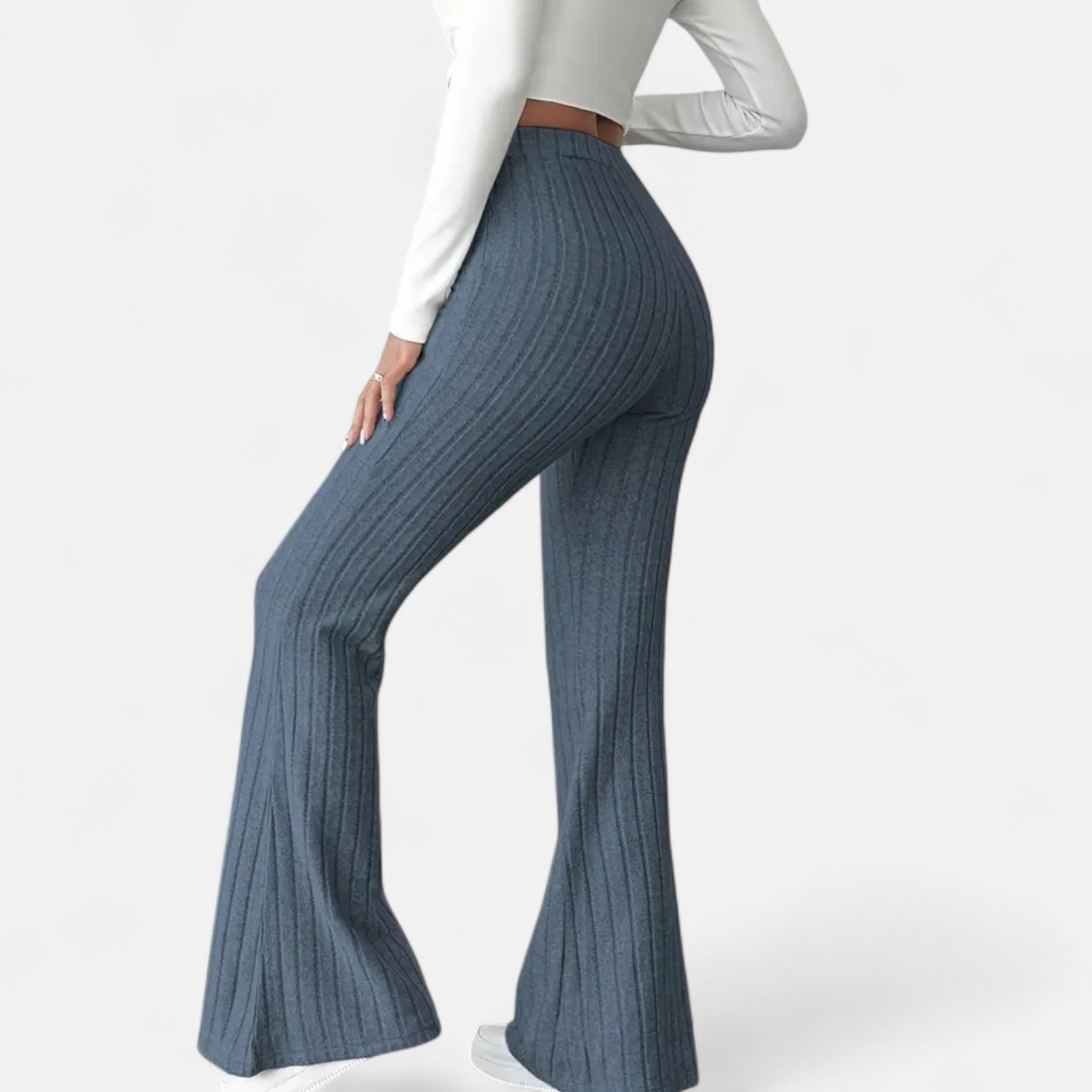 Zeyliah | Women’s Stretchy Flared Pants with High Waist