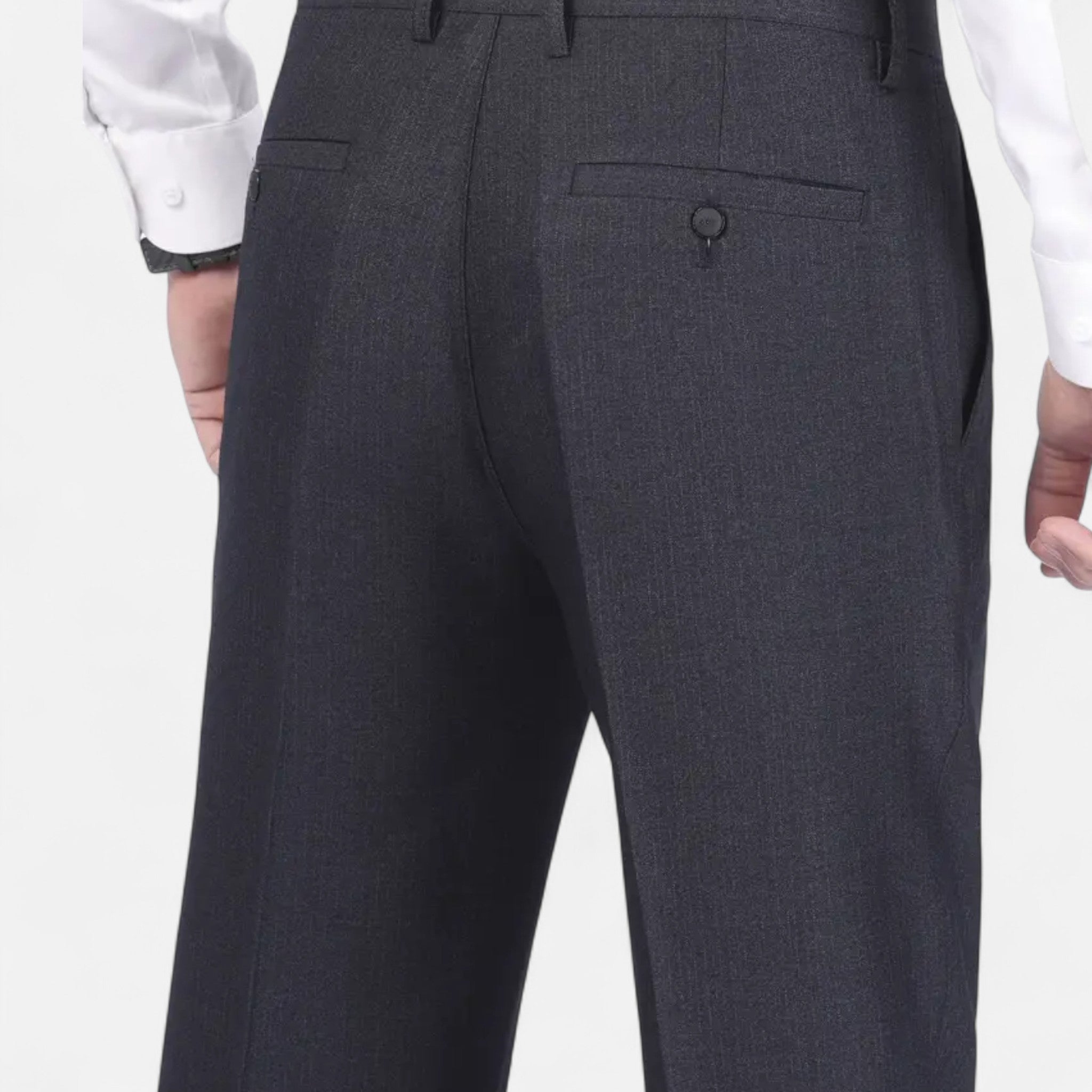 Zeyliah | Men’s Classic Solid Dress Trousers