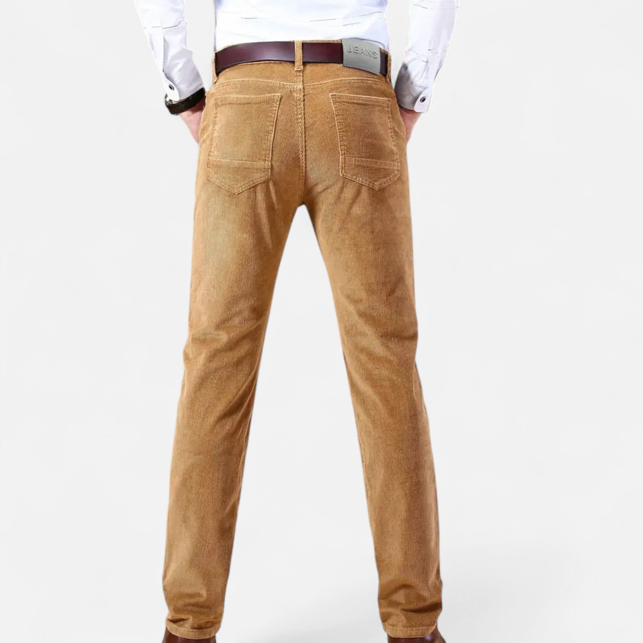 Zeyliah | Men’s Straight-Leg Corduroy Trousers