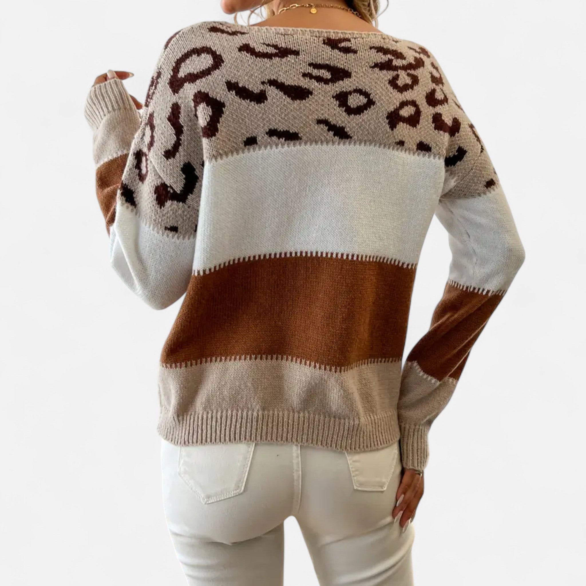 Zeyliah | Women’s Color Block Pullover Sweater
